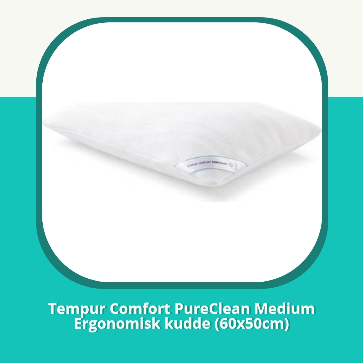 Recension af Tempur Comfort PureClean Medium Ergonomisk kudde (60x50cm)