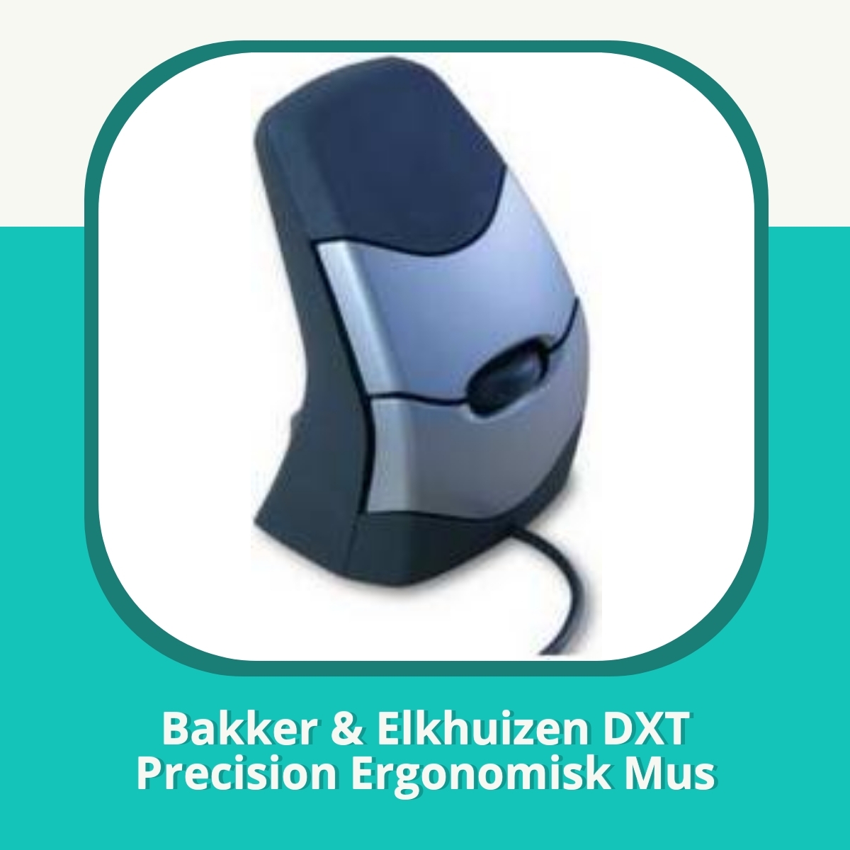 Anmeldelse af Bakker & Elkhuizen DXT Precision Ergonomisk Mus
