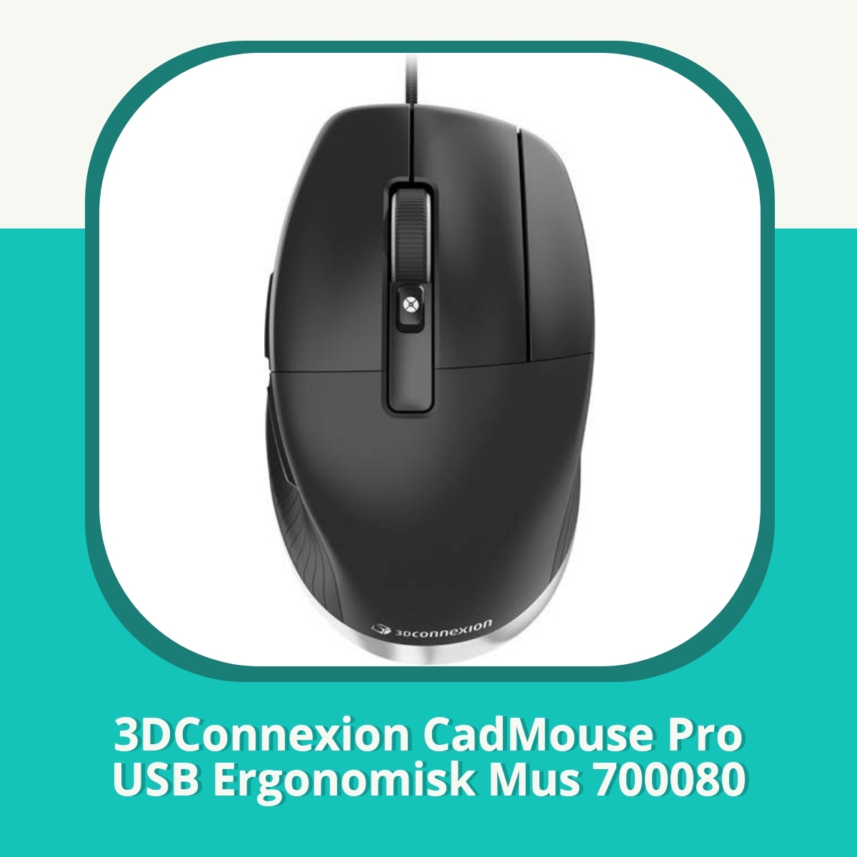 Anmeldelse af 3DConnexion CadMouse Pro USB Ergonomisk Mus 700080