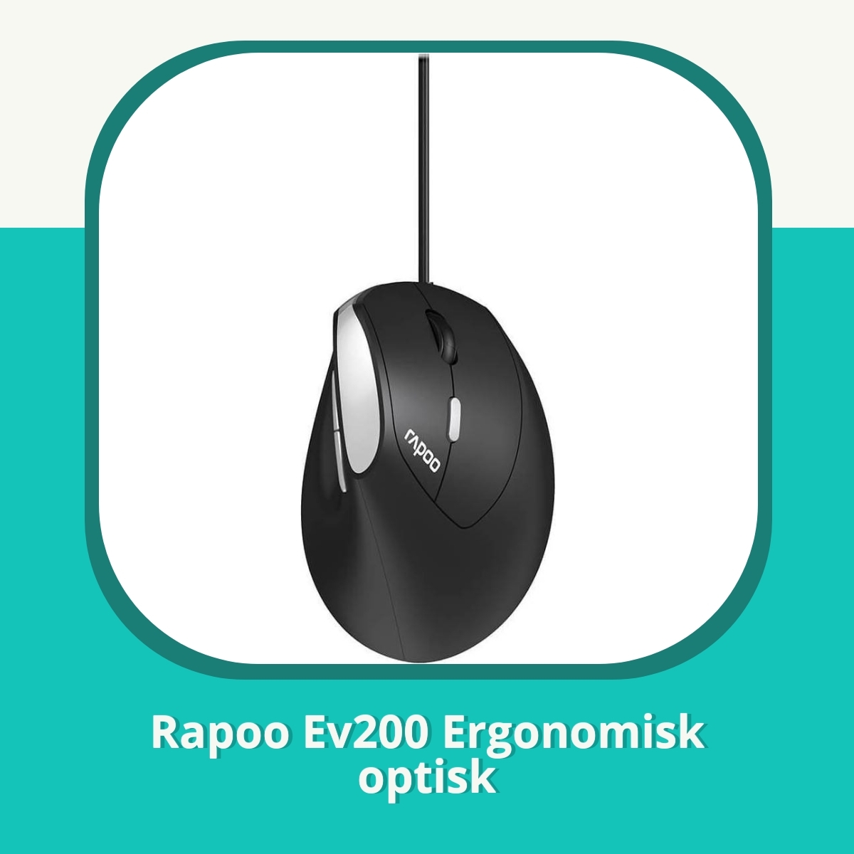 Anmeldelse af Rapoo Ev200 Ergonomisk optisk