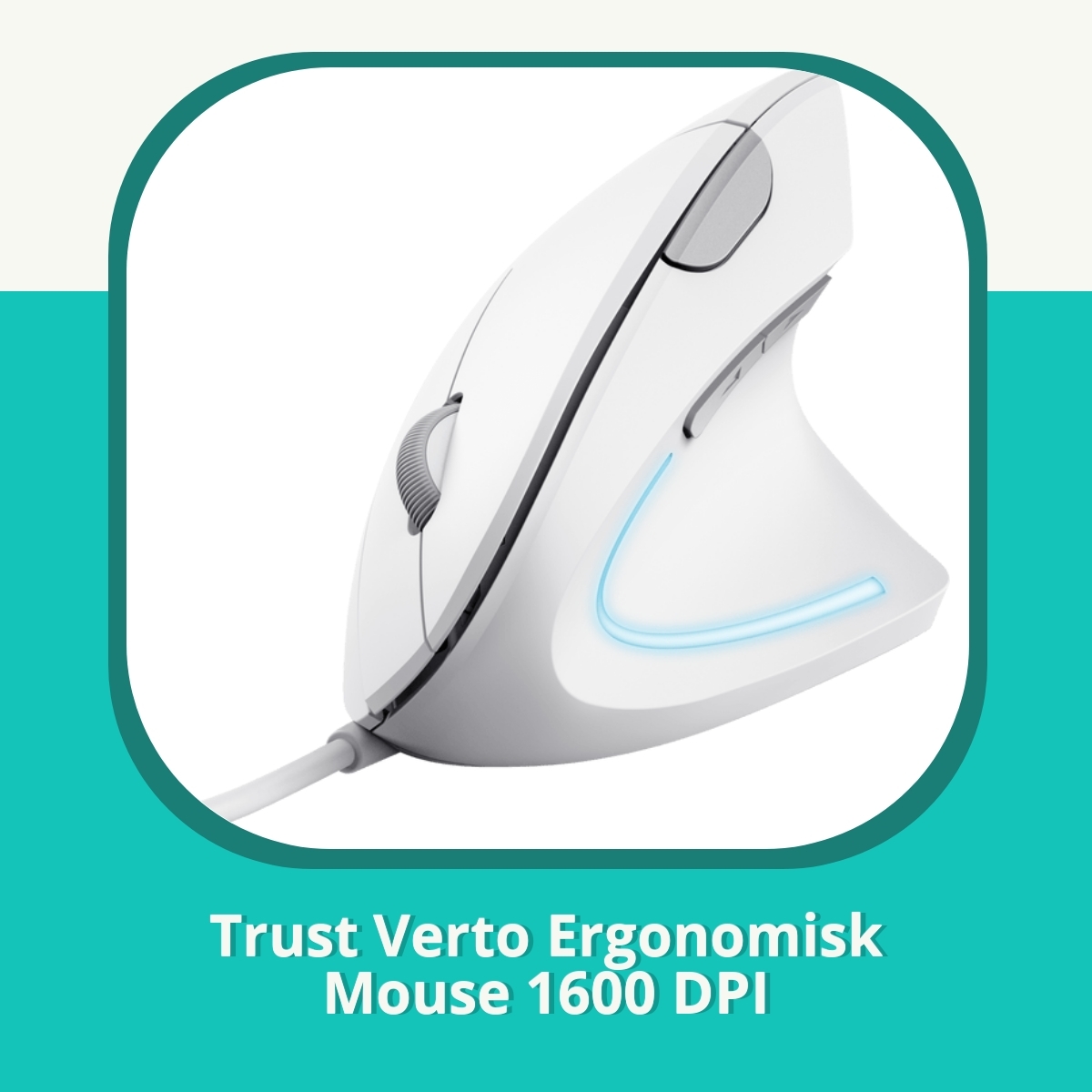 Anmeldelse af Trust Verto Ergonomisk Mouse 1600 DPI