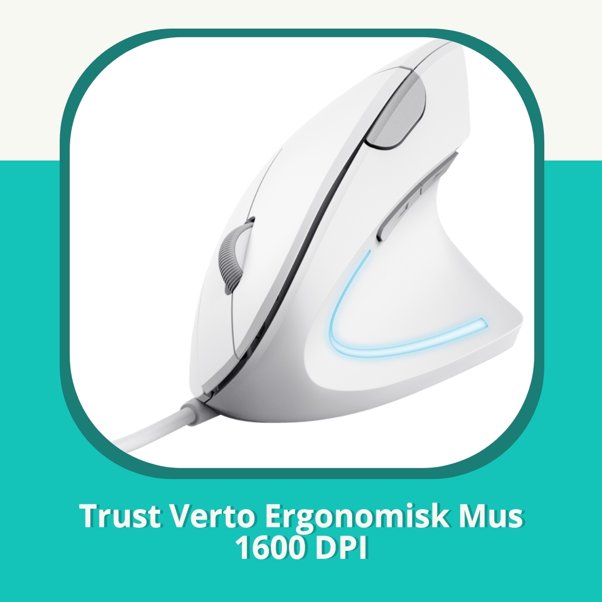 Recension af Trust Verto Ergonomisk Mus 1600 DPI