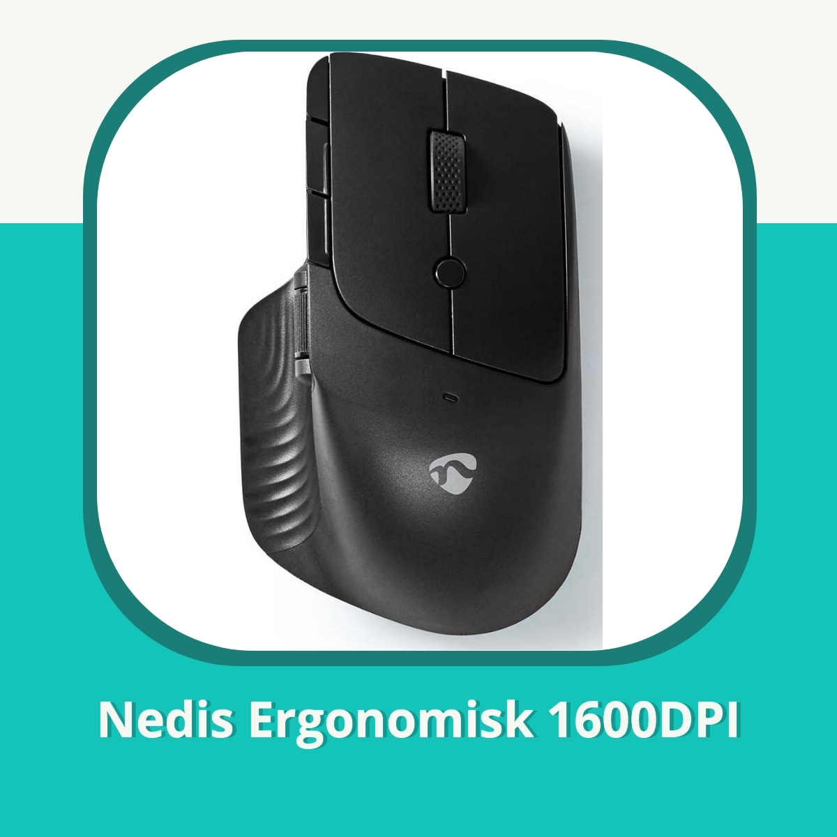Anmeldelse af Nedis Ergonomisk 1600DPI