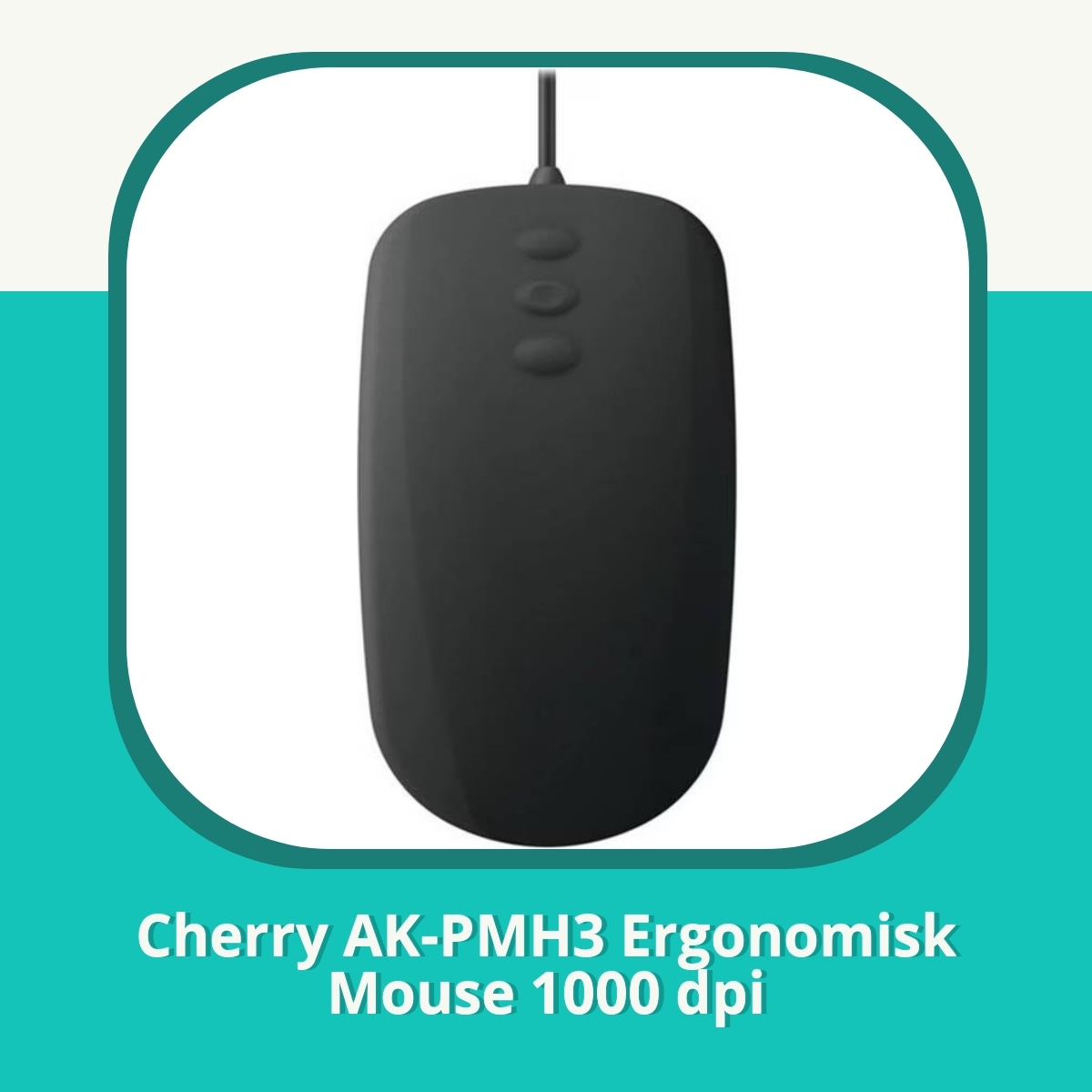 Recension af Cherry AK-PMH3 Ergonomisk Mouse 1000 dpi