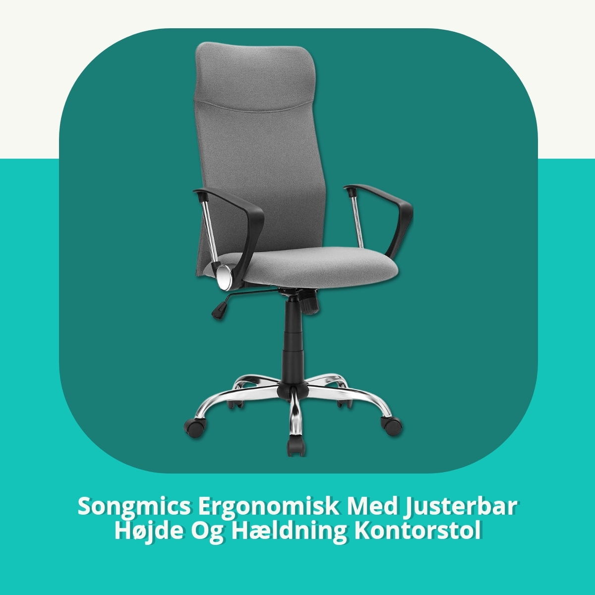 Anmeldelse af Songmics Ergonomisk Med Justerbar Højde Og Hældning Kontorstol