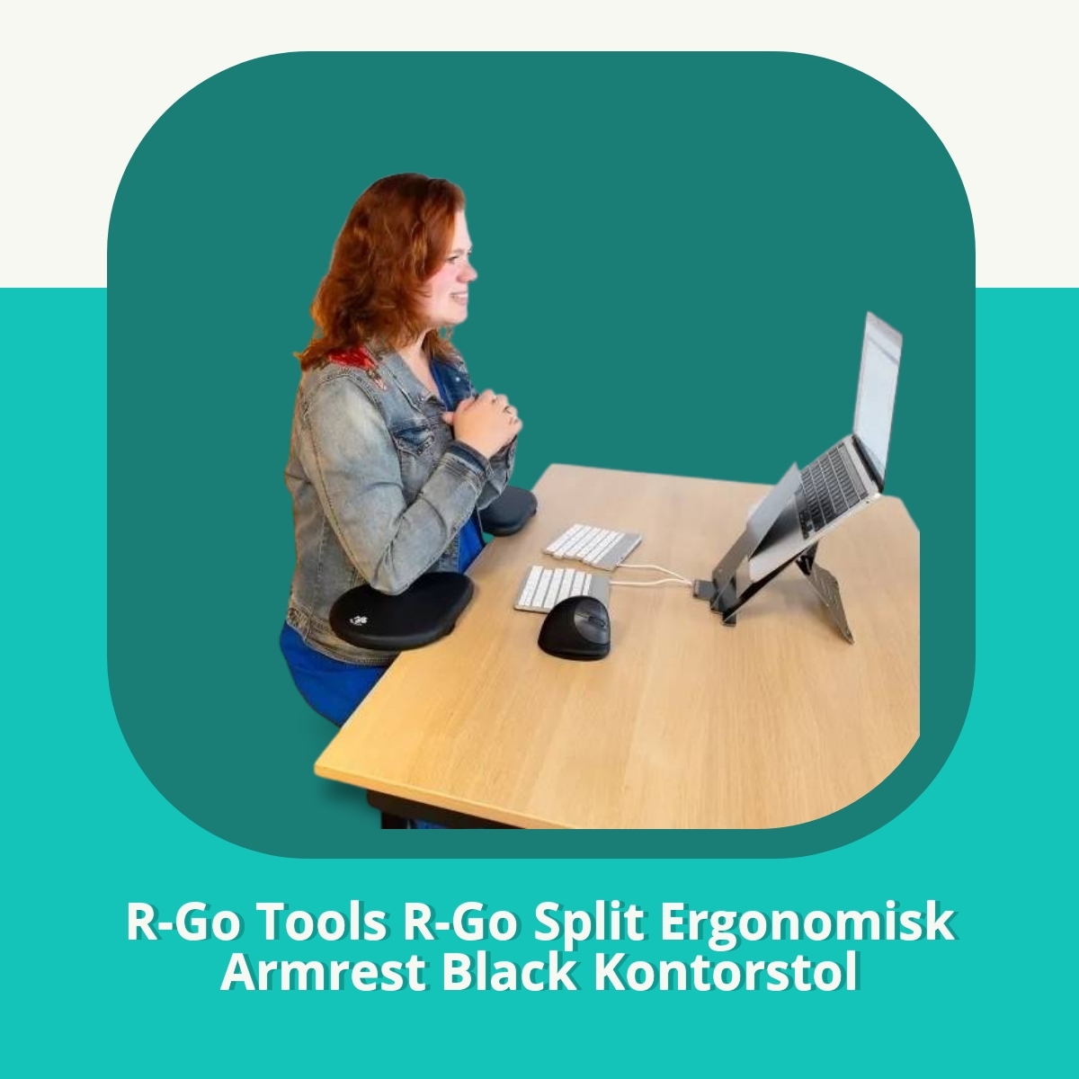 Anmeldelse af R-Go Tools R-Go Split Ergonomisk Armrest Black Kontorstol