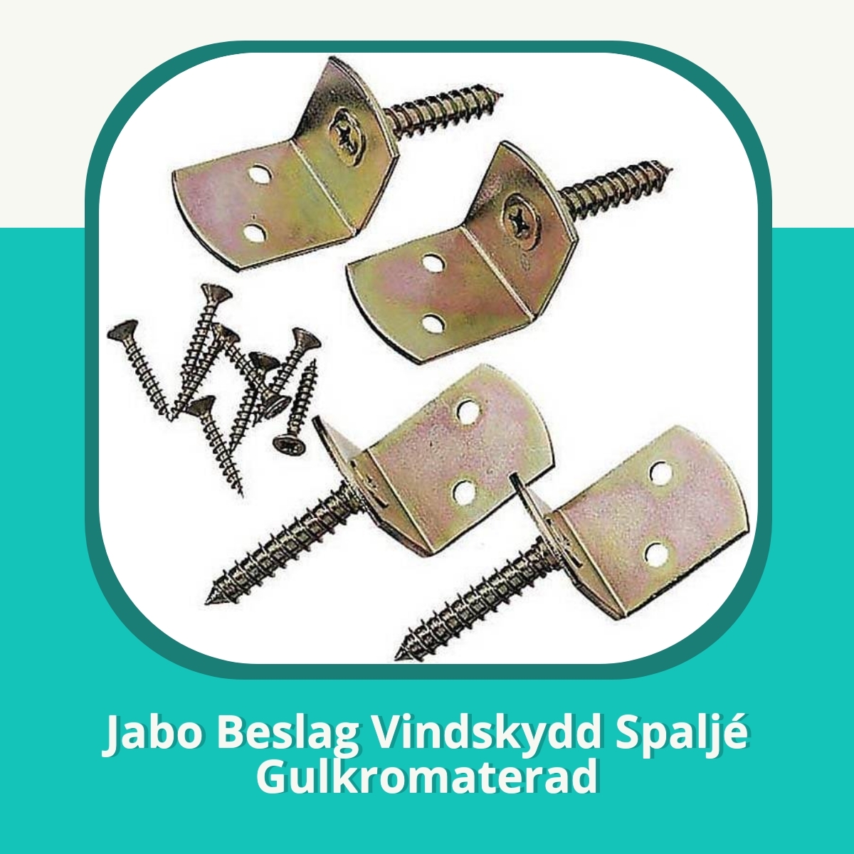 Anmeldelse af Jabo Beslag Vindskydd Spaljé Gulkromaterad