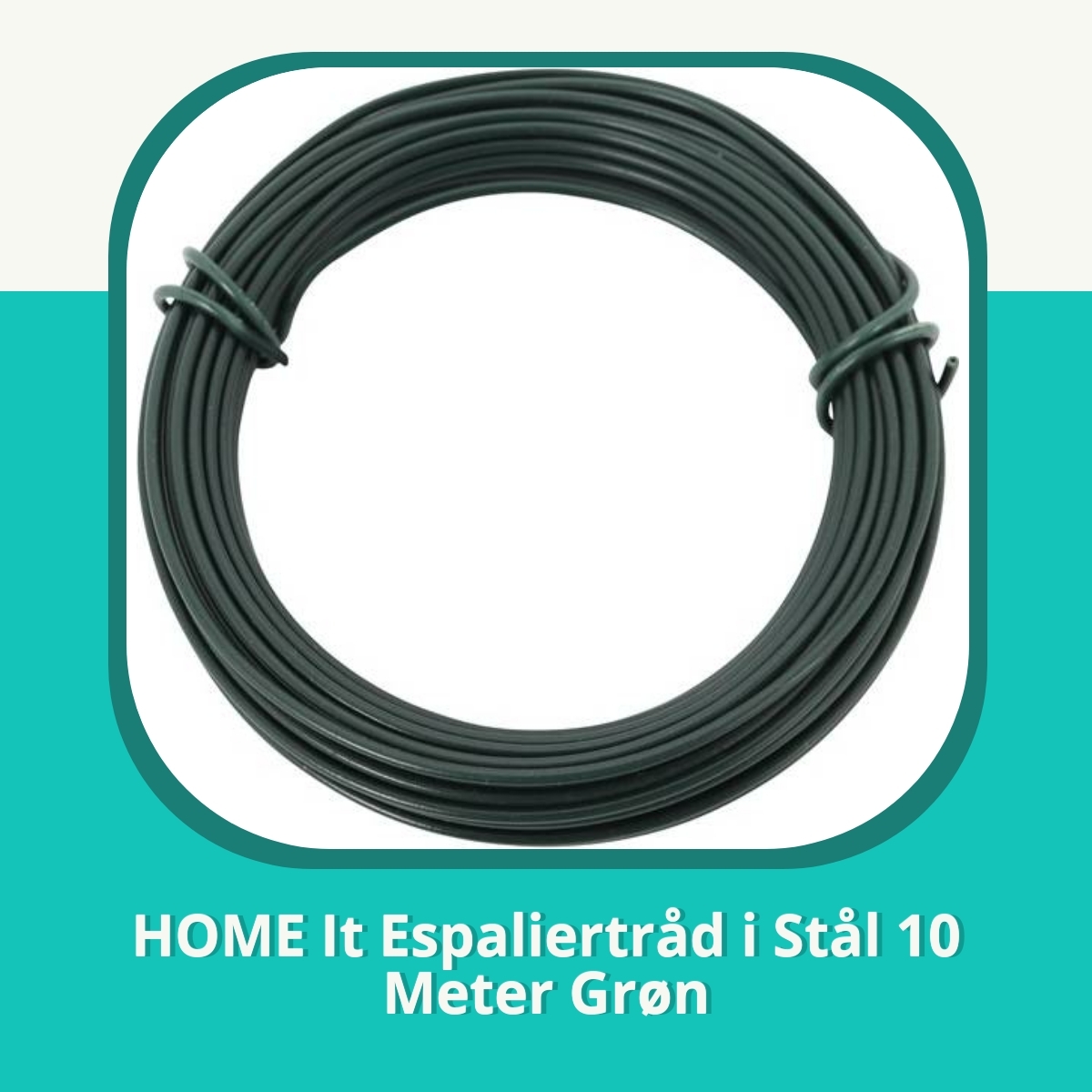 Anmeldelse af HOME It Espaliertråd i Stål 10 Meter Grøn