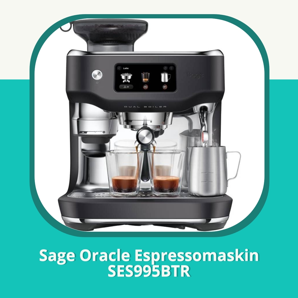 Recension af Sage Oracle Espressomaskin SES995BTR