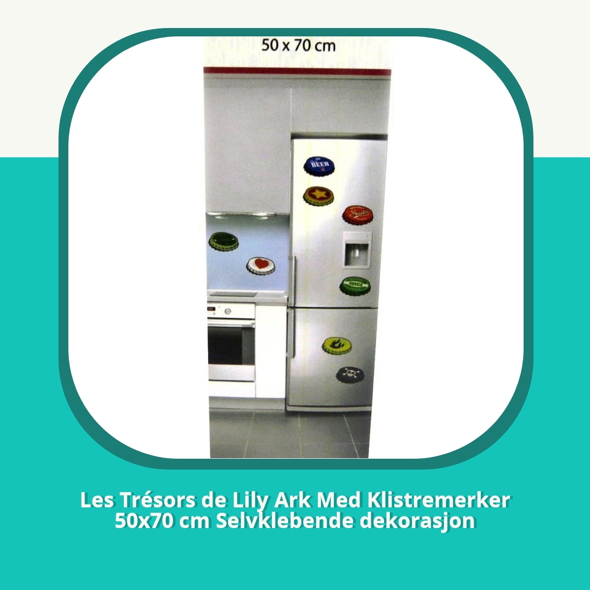 Anmeldelse af Les Trésors de Lily Ark Med Klistremerker 50x70 cm Selvklebende dekorasjon