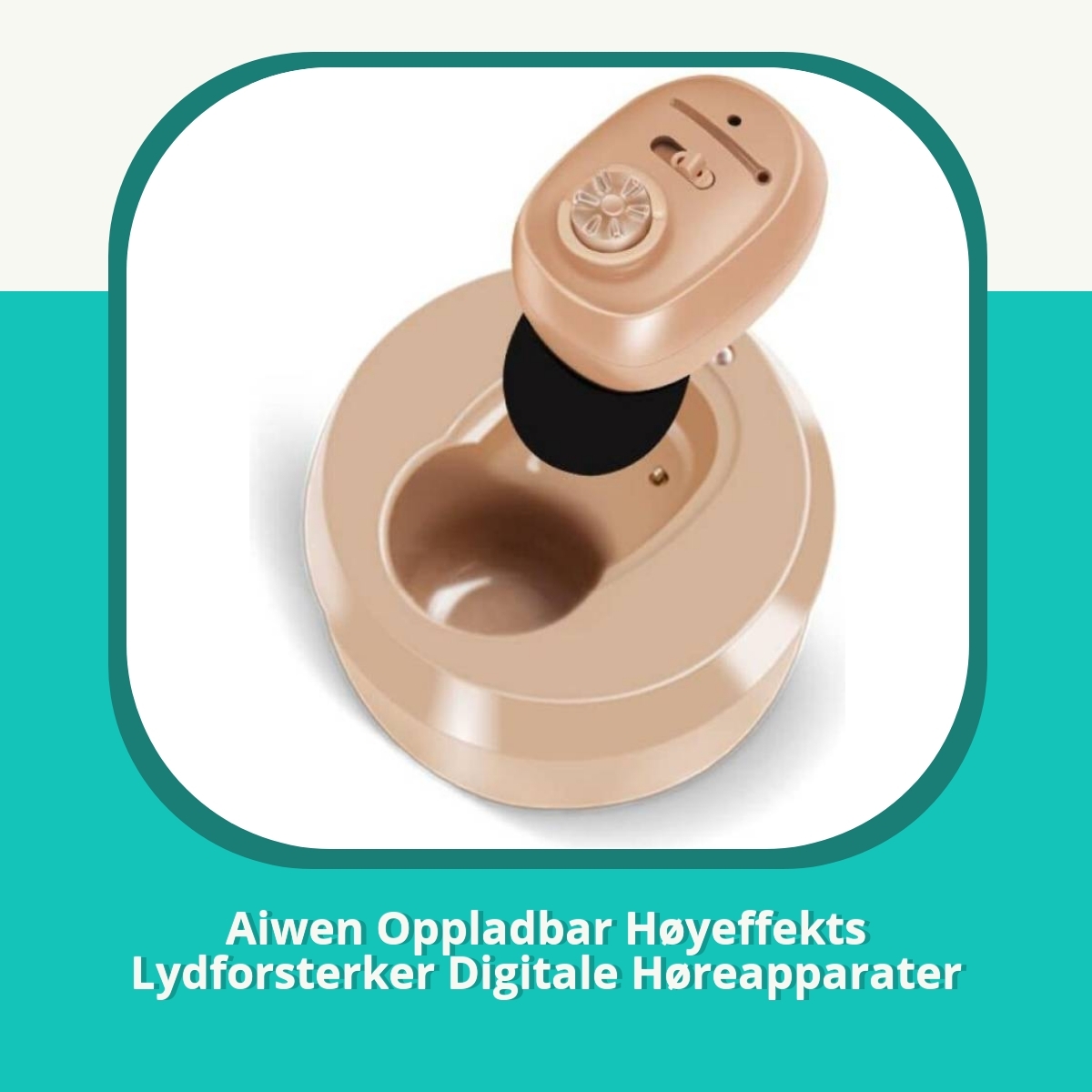 Anmeldelse af Aiwen Oppladbar Høyeffekts Lydforsterker Digitale Høreapparater