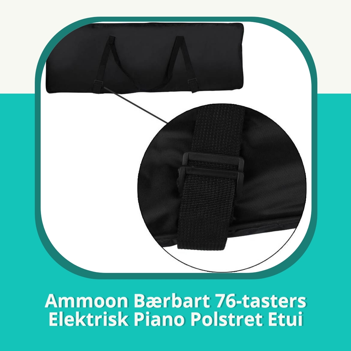 Anmeldelse af Ammoon Bærbart 76-tasters Elektrisk Piano Polstret Etui