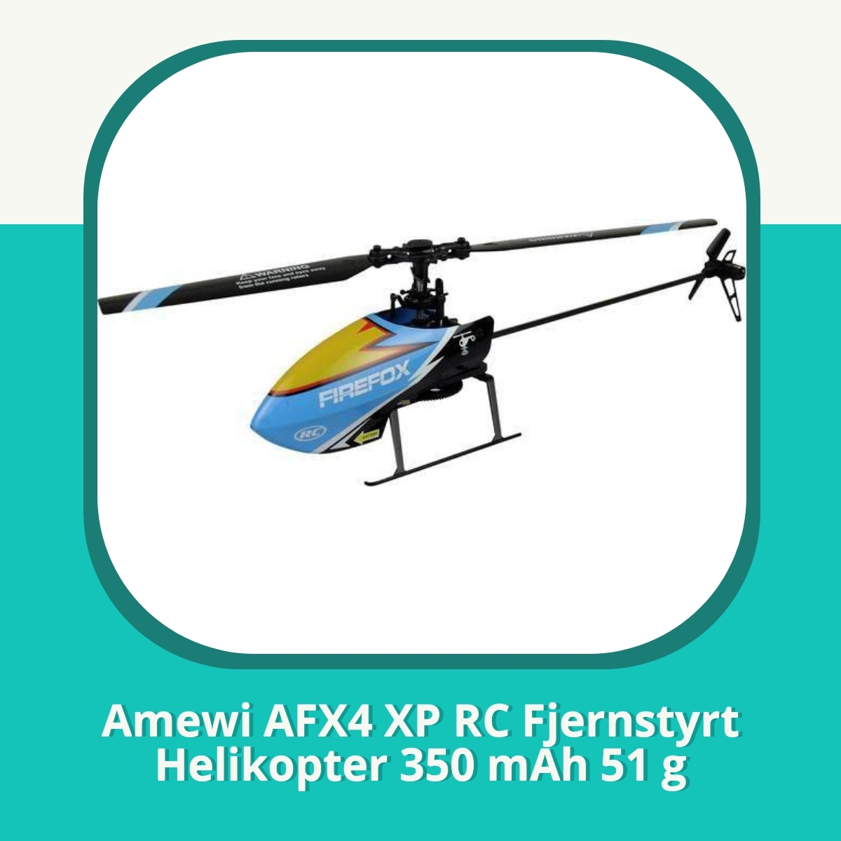 Anmeldelse af Amewi AFX4 XP RC Fjernstyrt Helikopter 350 mAh 51 g