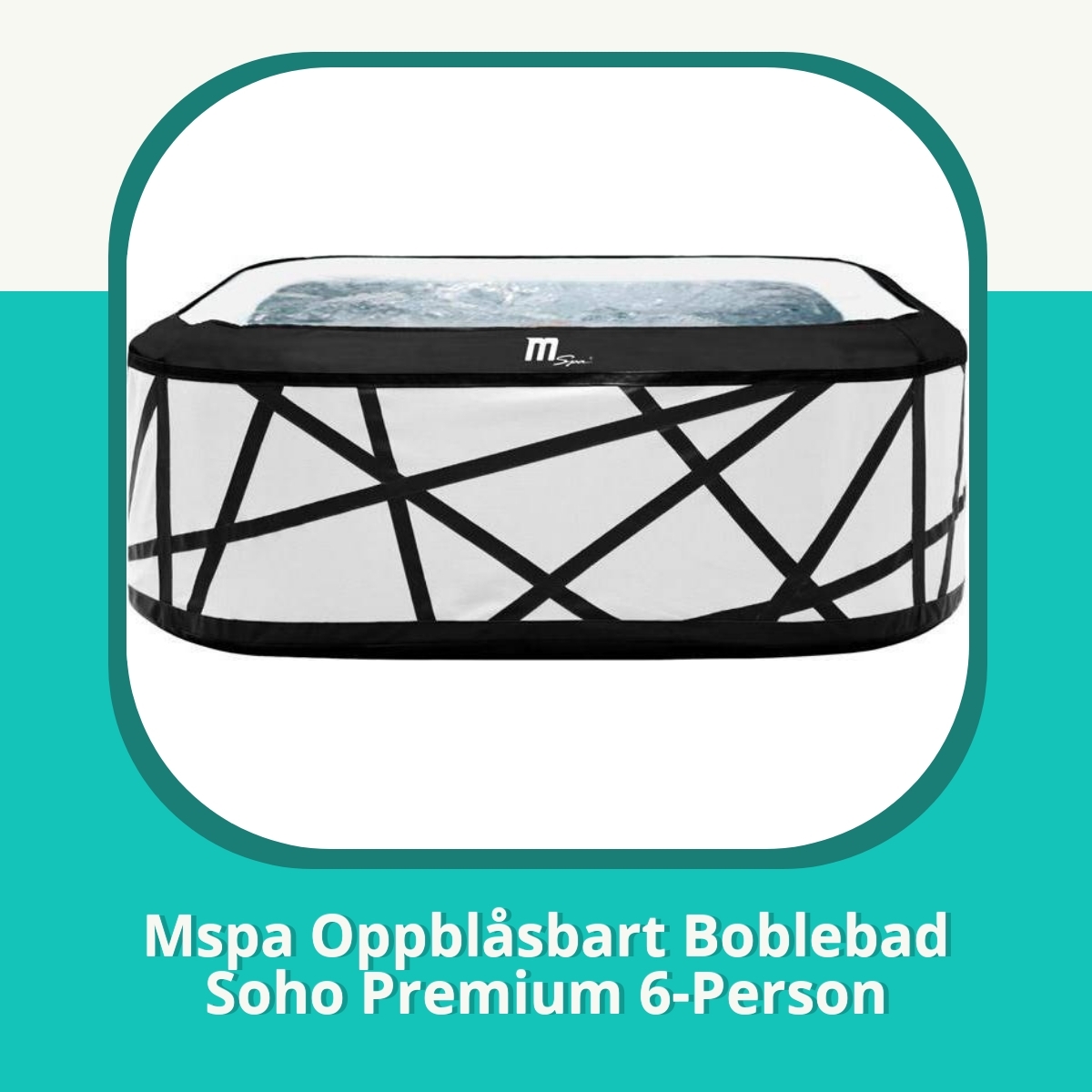 Anmeldelse af Mspa Oppblåsbart Boblebad Soho Premium 6-Person