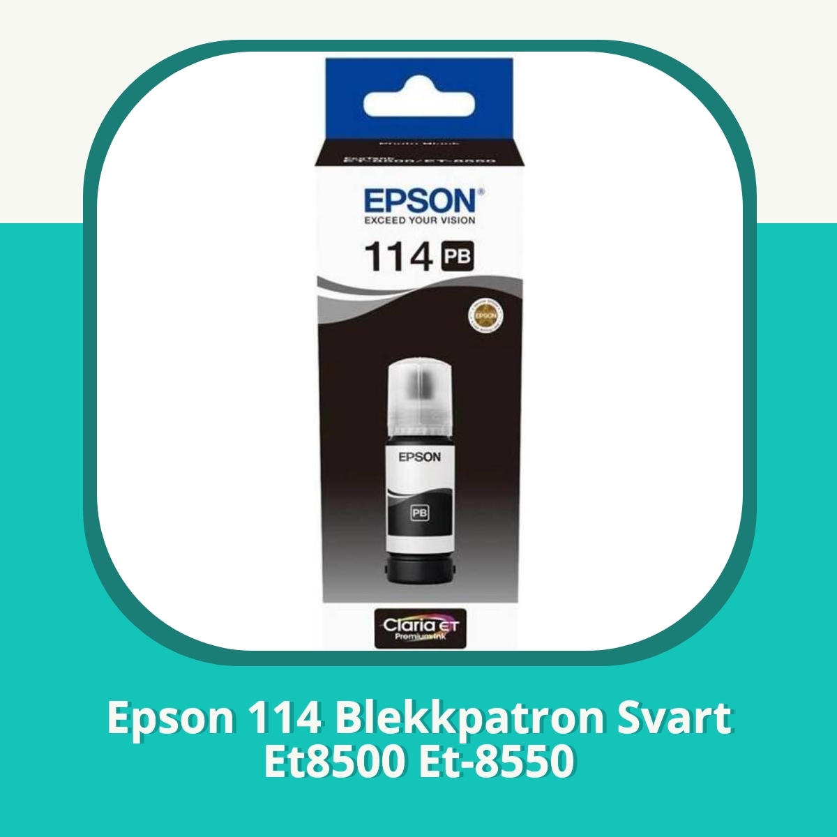 Anmeldelse af Epson 114 Blekkpatron Svart Et8500 Et-8550
