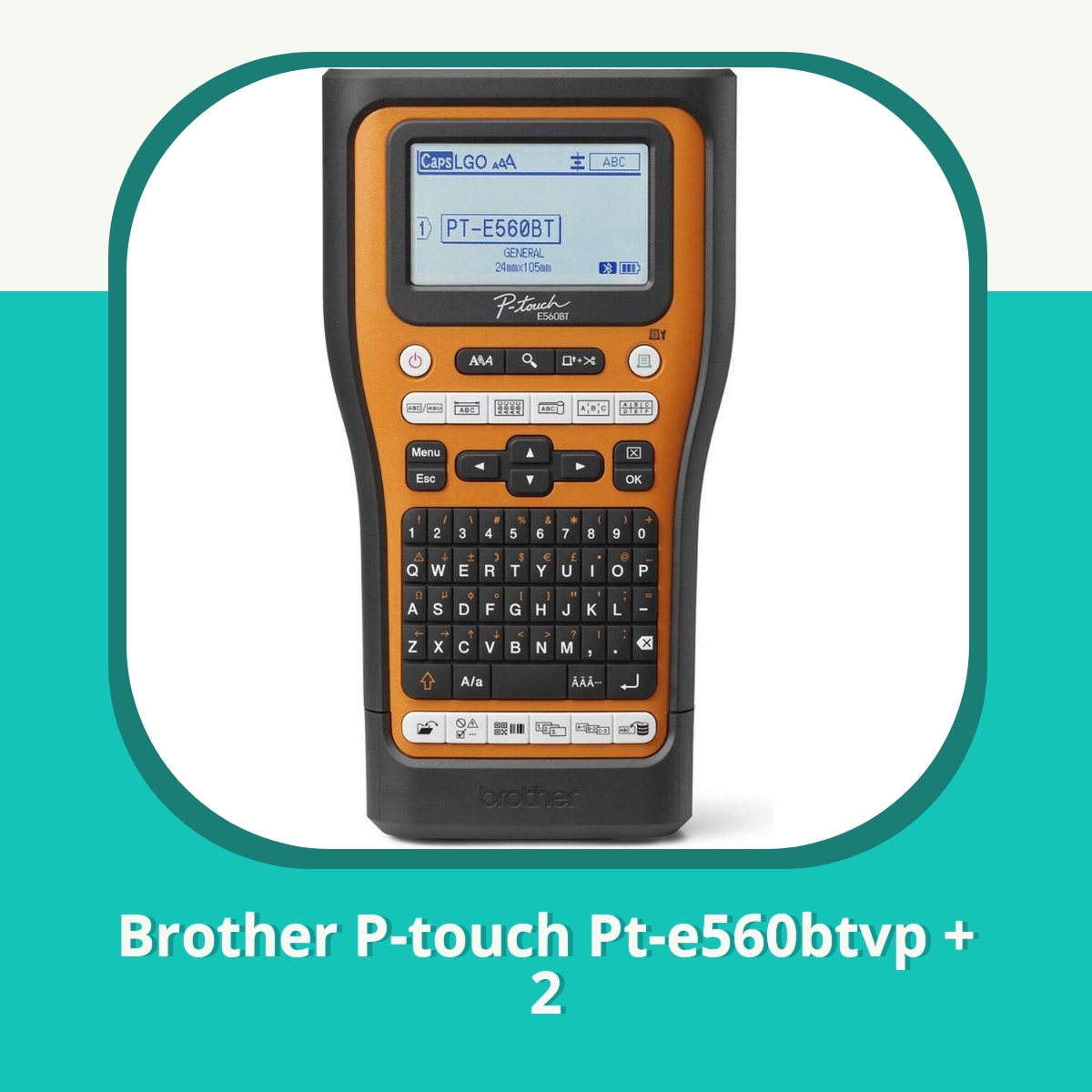 Anmeldelse Brother P-touch Pt-e560btvp + 2