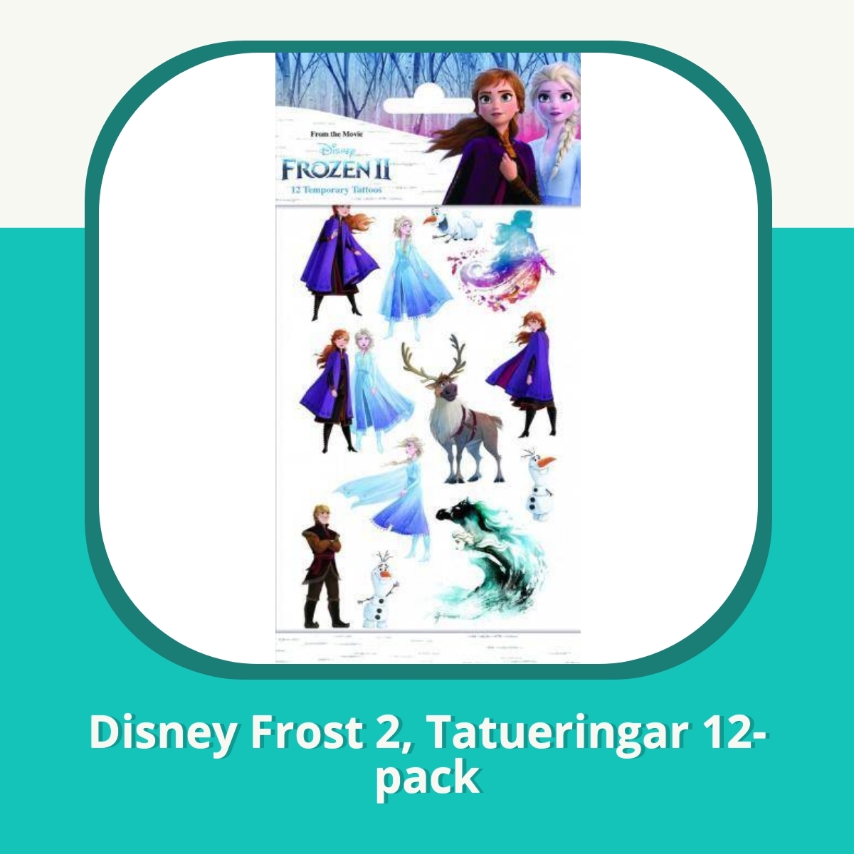 Recension af Disney Frost 2, Tatueringar 12-pack
