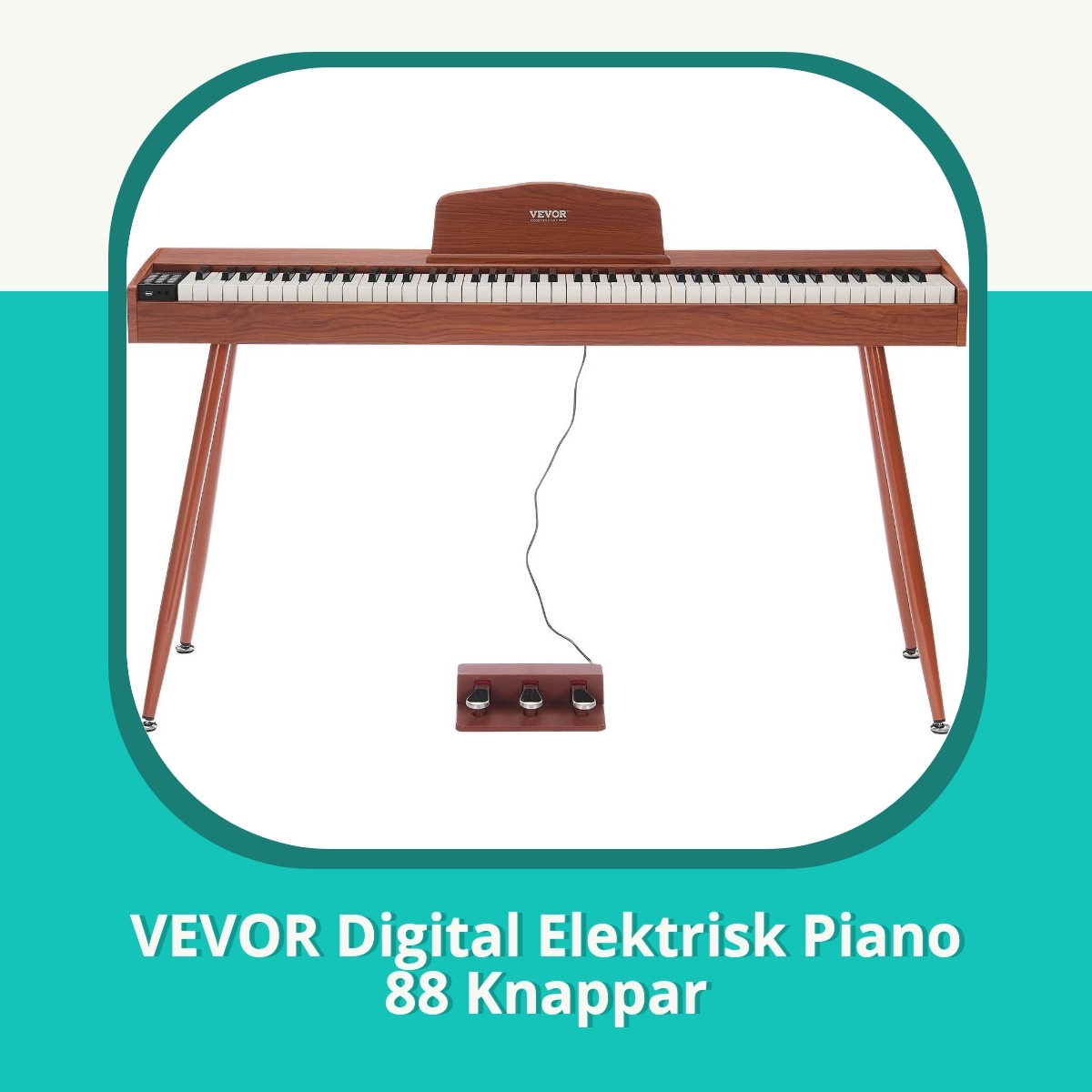 Recension af VEVOR Digital Elektrisk Piano 88 Knappar