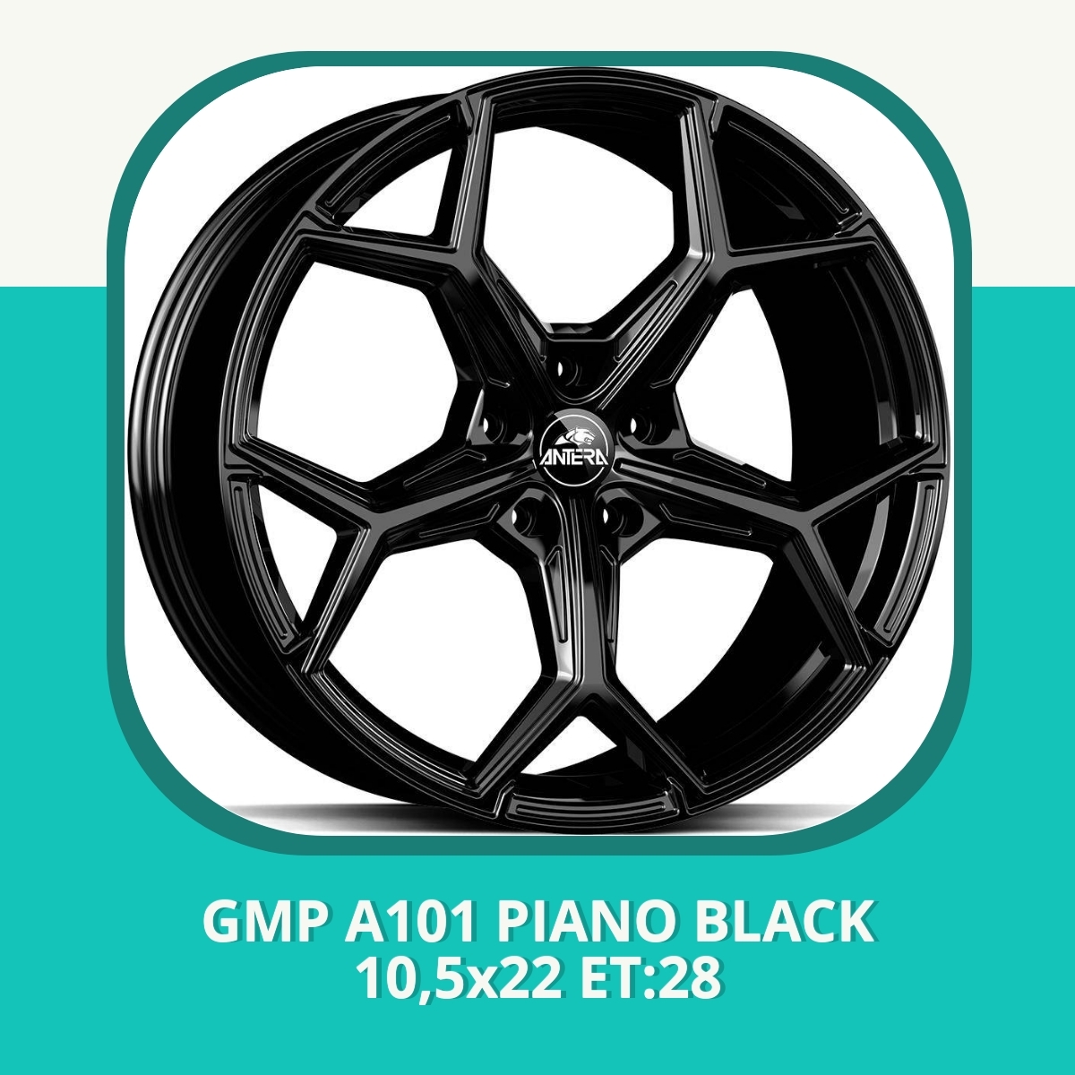 Recension af GMP A101 PIANO BLACK 10,5x22 ET:28