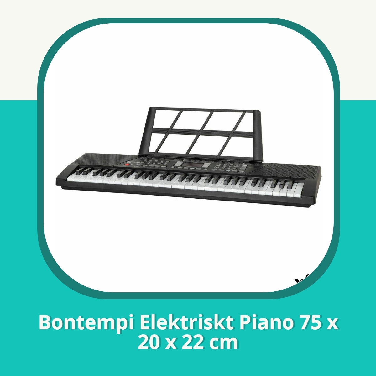 Recension af Bontempi Elektriskt Piano 75 x 20 x 22 cm