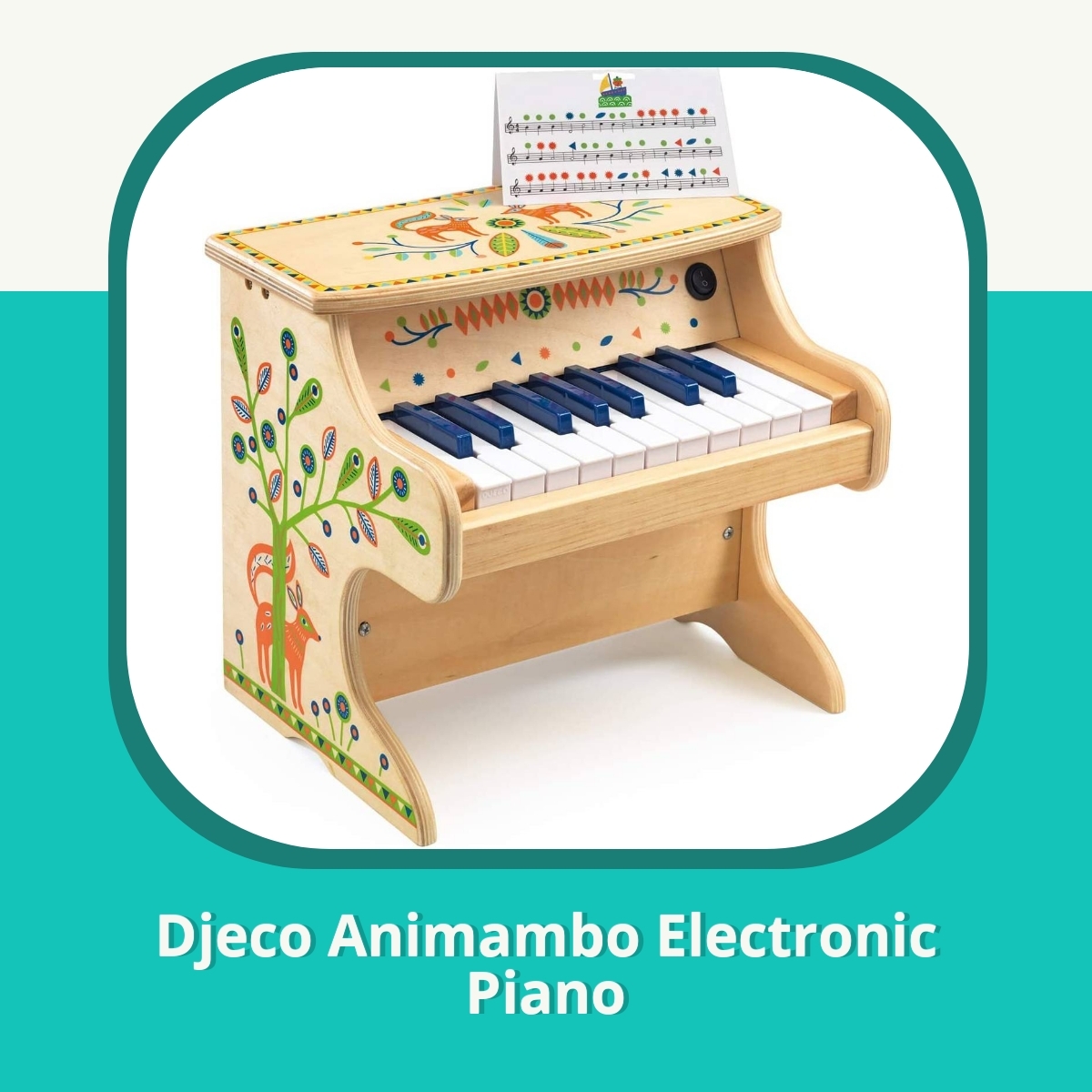 Recension af Djeco Animambo Electronic Piano
