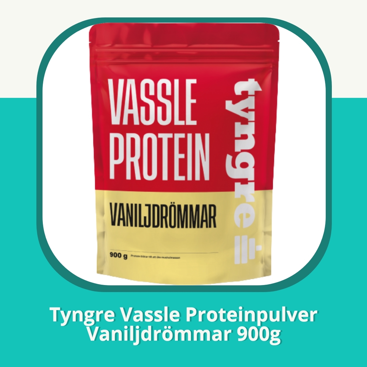 Recension af Tyngre Vassle Proteinpulver Vaniljdrömmar 900g