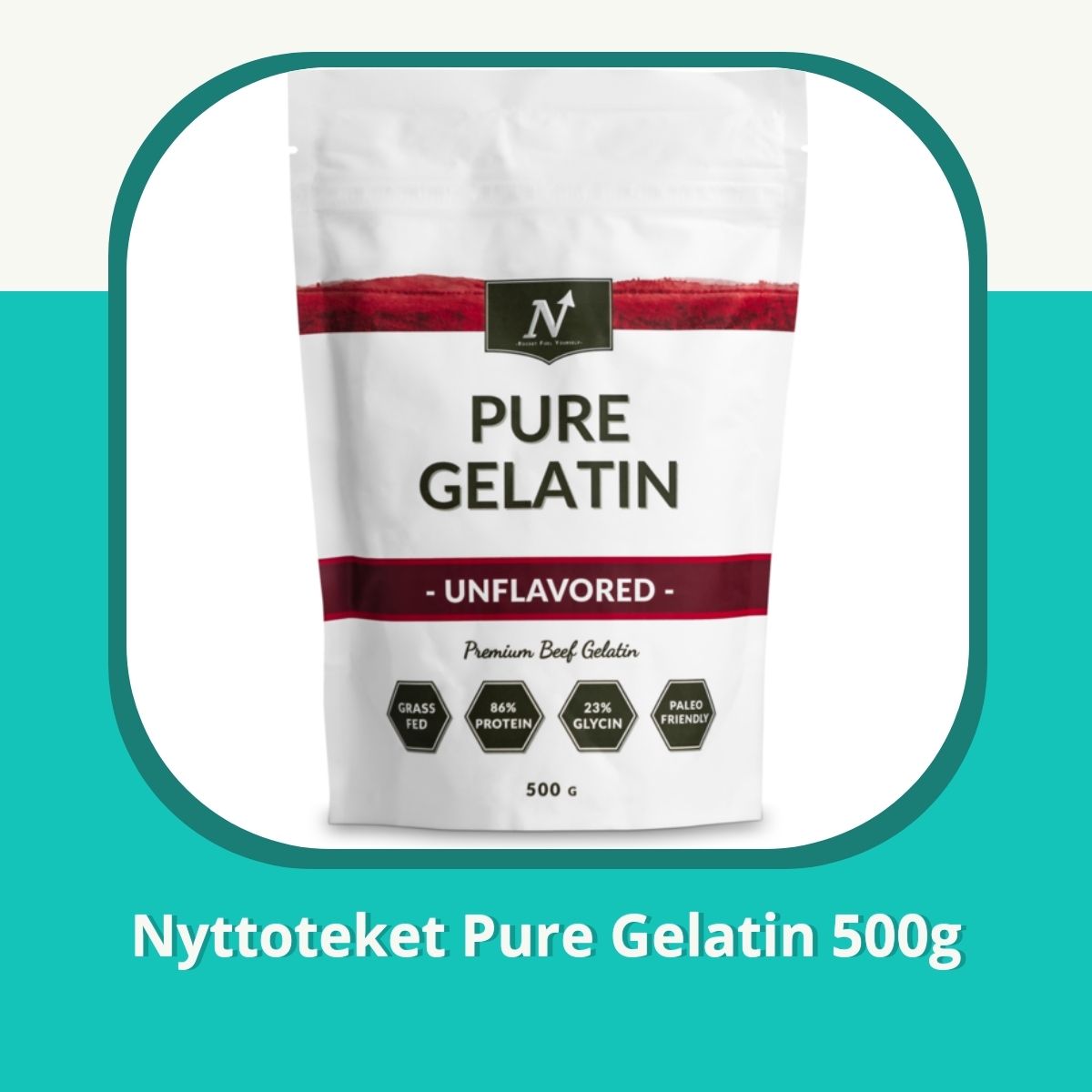 Recension af Nyttoteket Pure Gelatin 500g