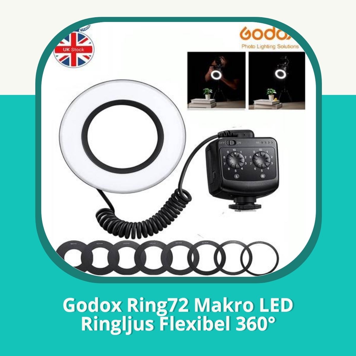 Recension Godox Ring72 Makro LED Ringljus Flexibel 360°