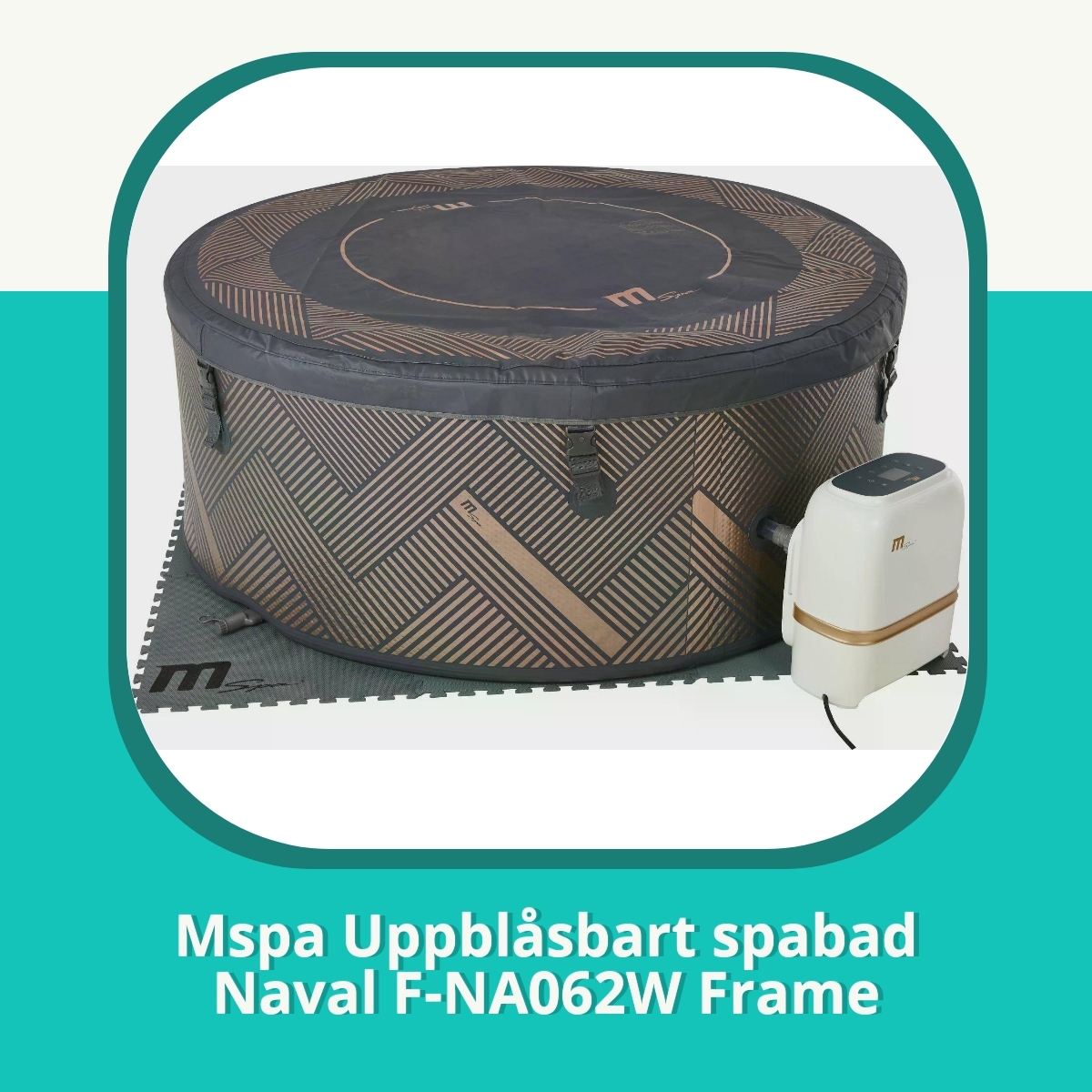 Recension af Mspa Uppblåsbart spabad Naval F-NA062W Frame