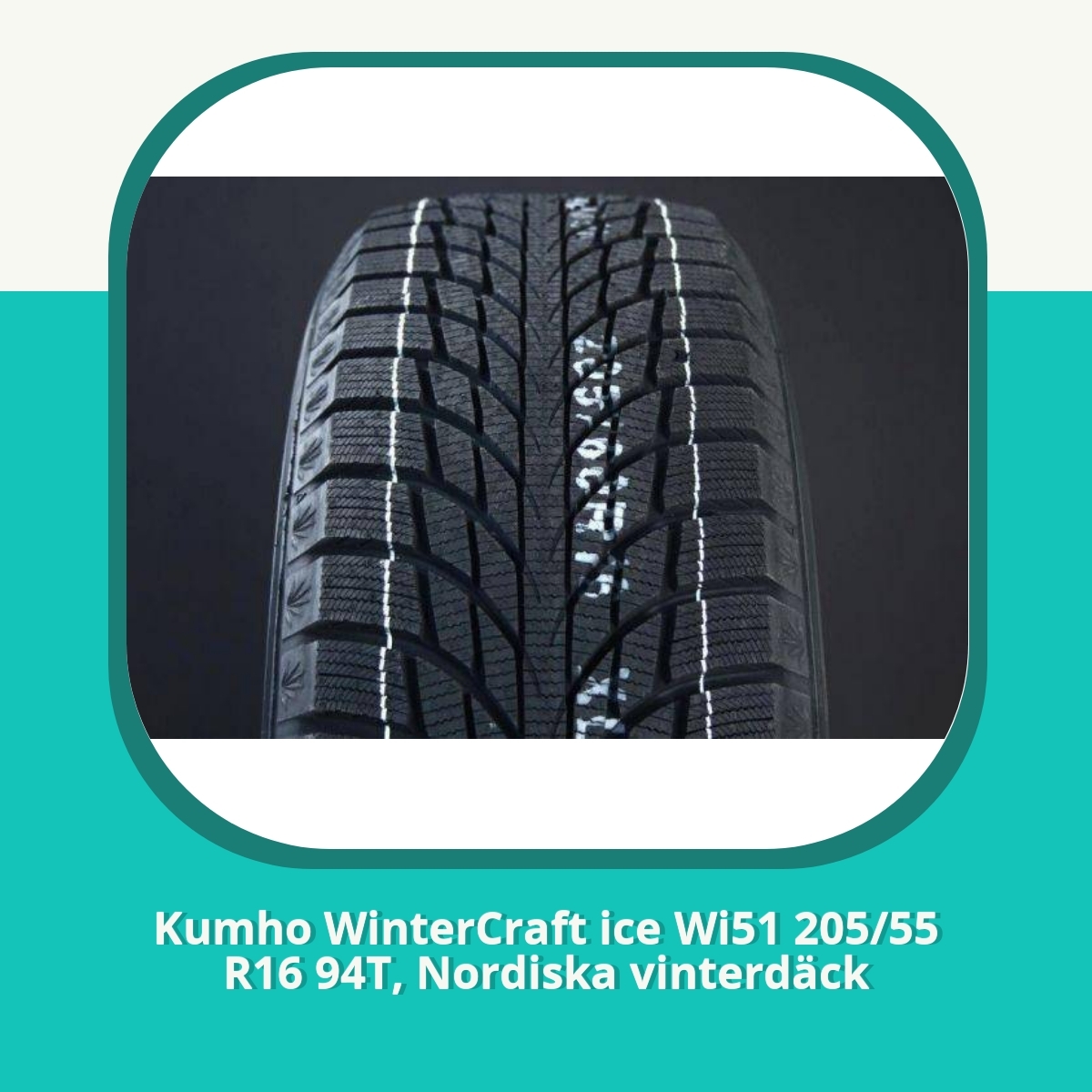 Recension af Kumho WinterCraft ice Wi51 205/55 R16 94T, Nordiska vinterdäck