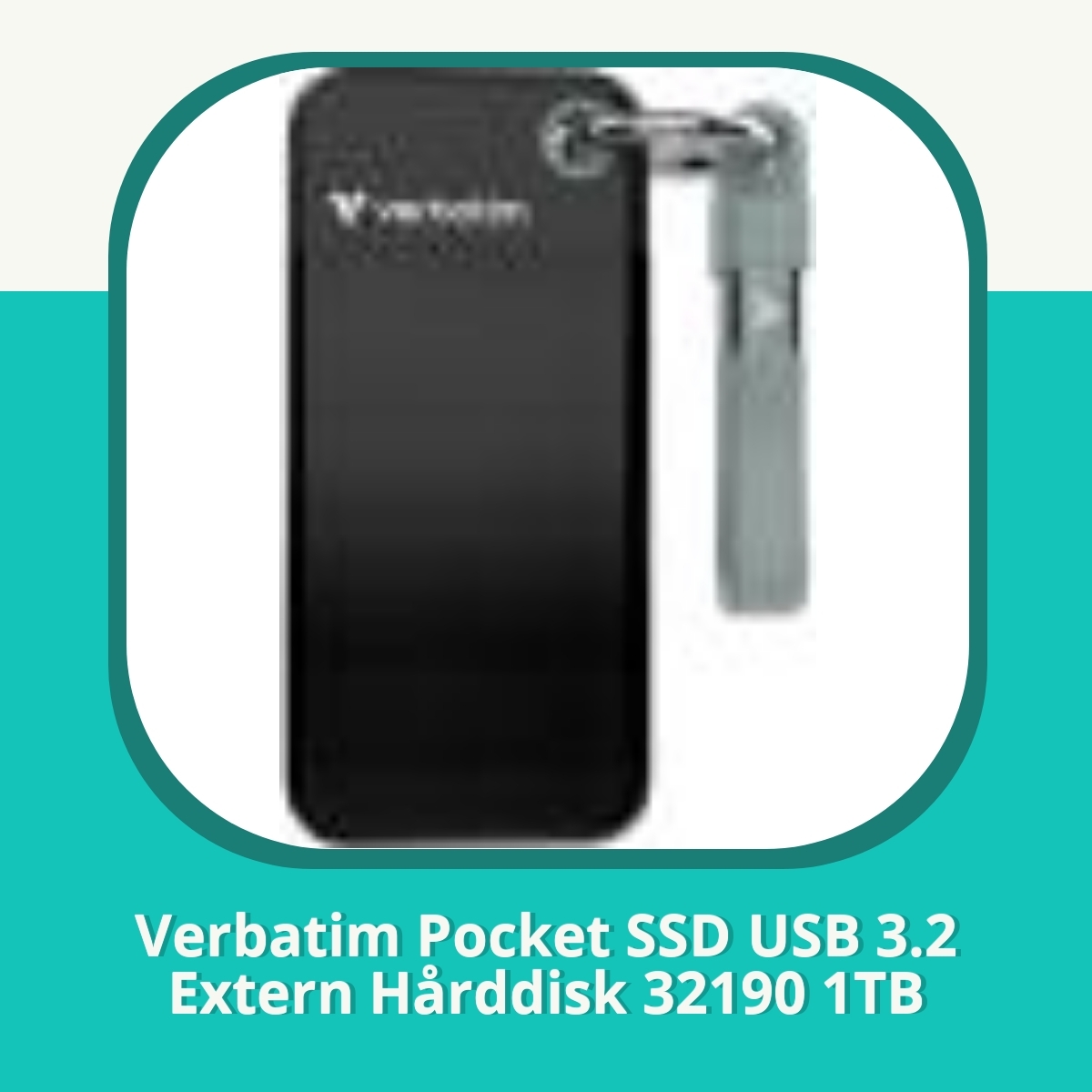 Recension af Verbatim Pocket SSD USB 3.2 Extern Hårddisk 32190 1TB