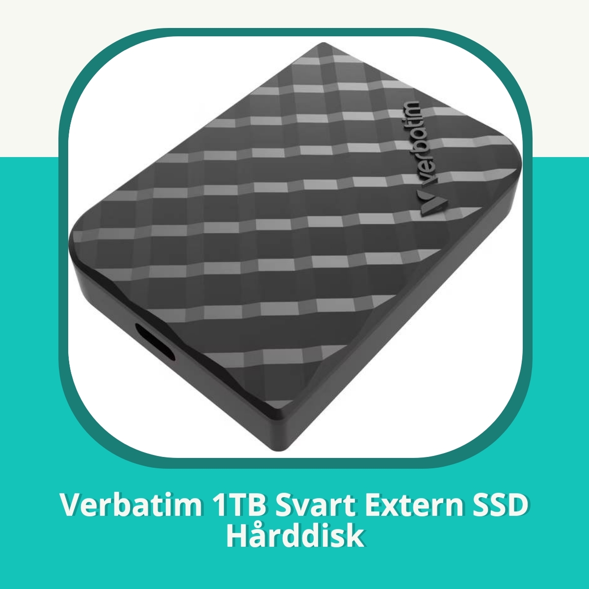 Recension af Verbatim 1TB Svart Extern SSD Hårddisk