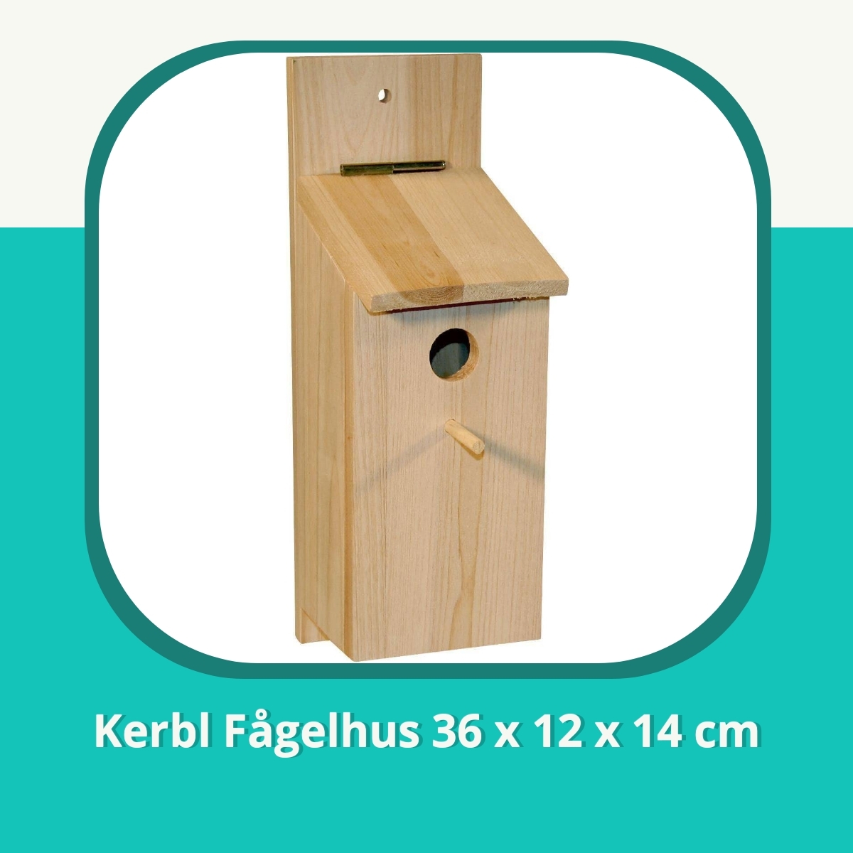 Recension af Kerbl Fågelhus 36 x 12 x 14 cm