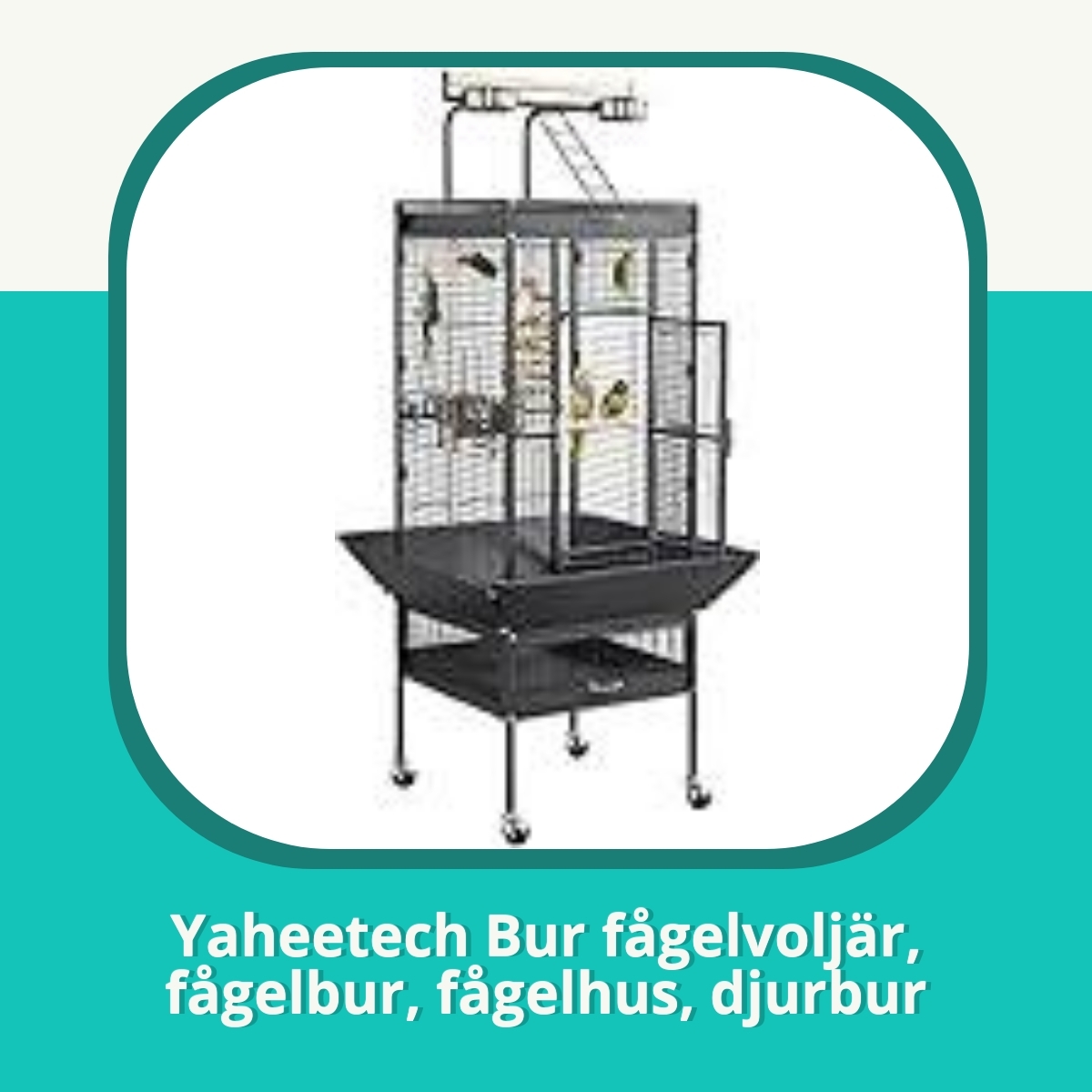 Recension af Yaheetech Bur fågelvoljär, fågelbur, fågelhus, djurbur