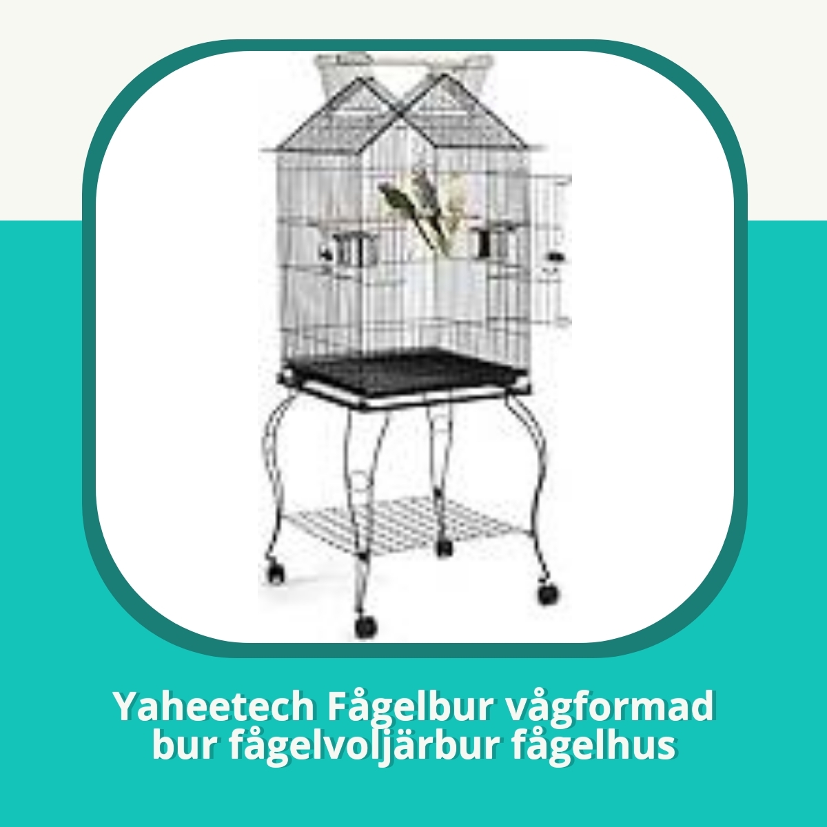 Recension af Yaheetech Fågelbur vågformad bur fågelvoljärbur fågelhus