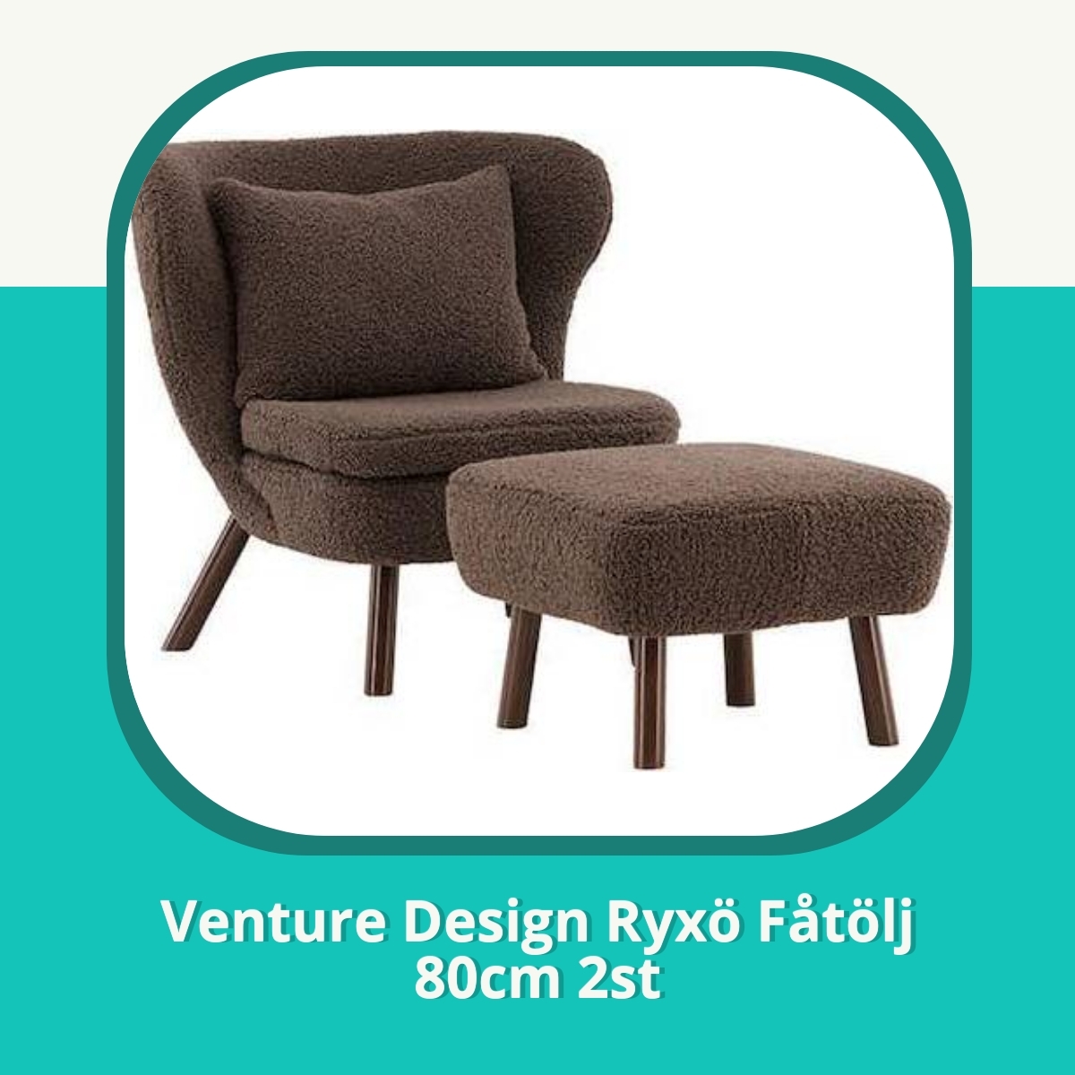 Recension af Venture Design Ryxö Fåtölj 80cm 2st