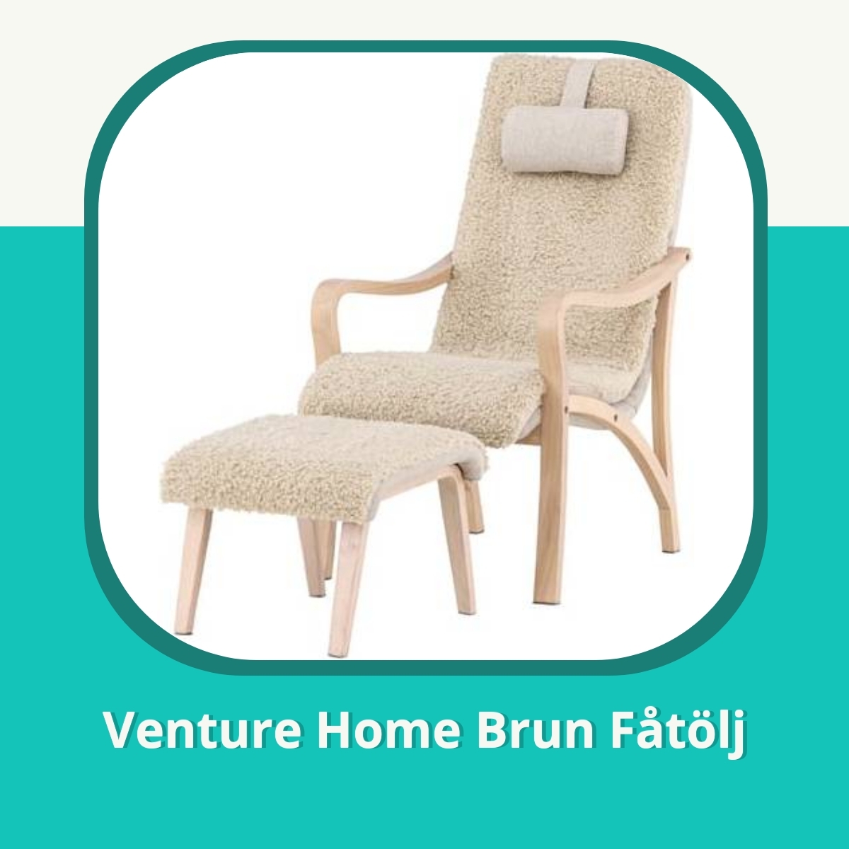 Recension af Venture Home Brun Fåtölj