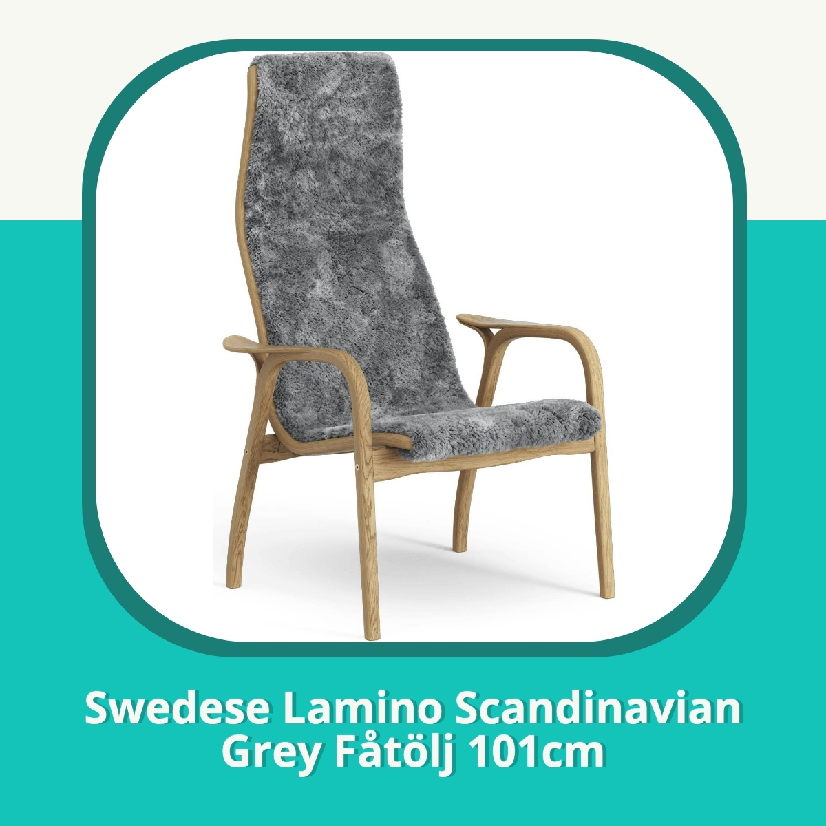 Recension Swedese Lamino Scandinavian Grey Fåtölj 101cm