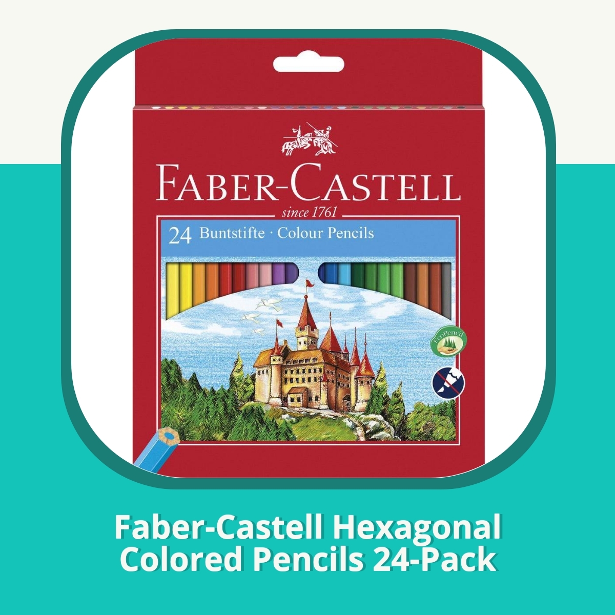 Recension af Faber-Castell Hexagonal Colored Pencils 24-Pack