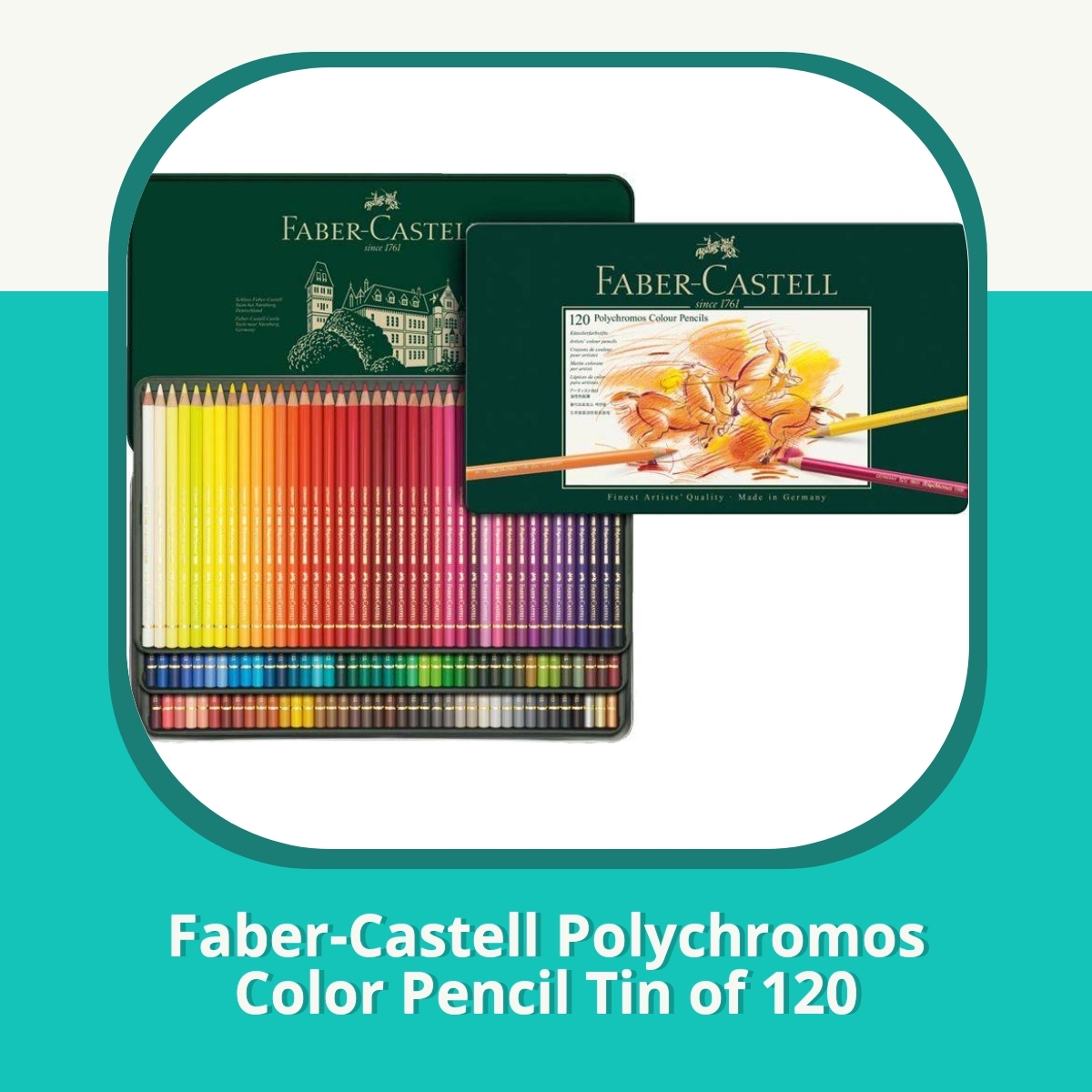 Recension af Faber-Castell Polychromos Color Pencil Tin of 120