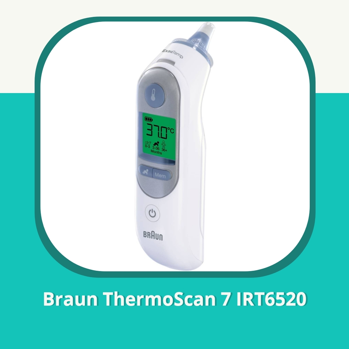Anmeldelse af Braun ThermoScan 7 IRT6520