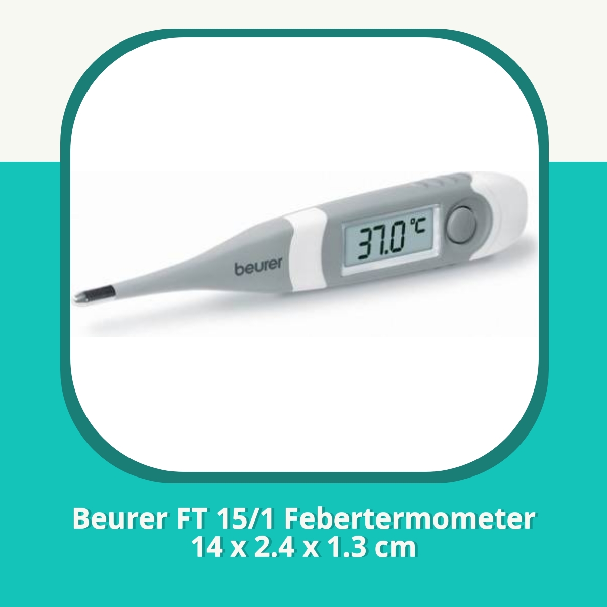 Anmeldelse af Beurer FT 15/1 Febertermometer 14 x 2.4 x 1.3 cm