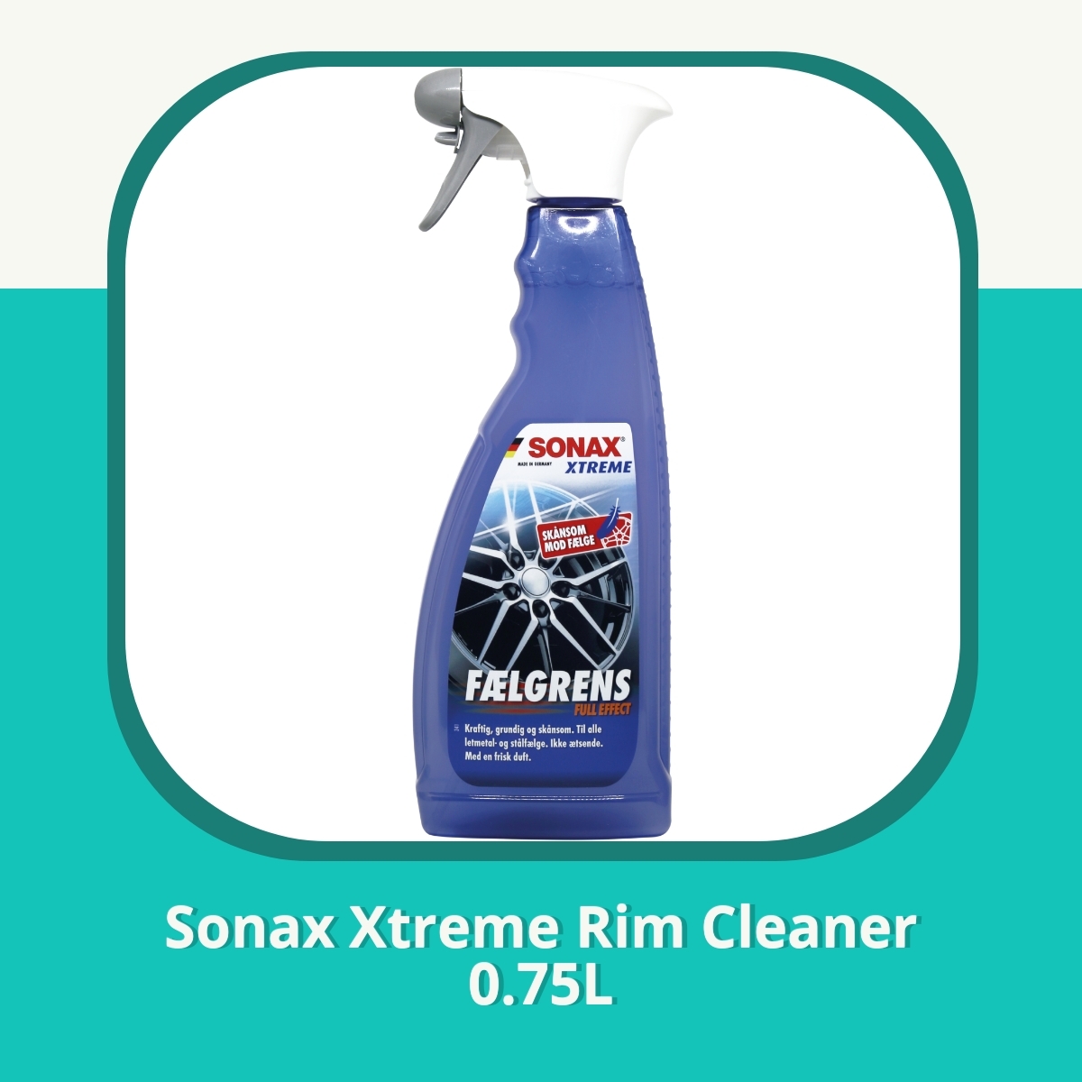 Anmeldelse af Sonax Xtreme Rim Cleaner 0.75L