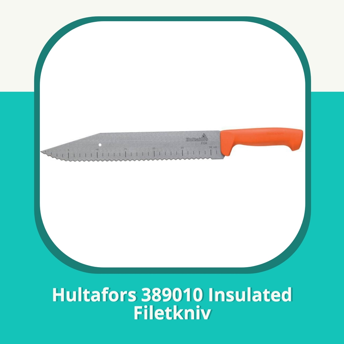 Anmeldelse af Hultafors 389010 Insulated Filetkniv