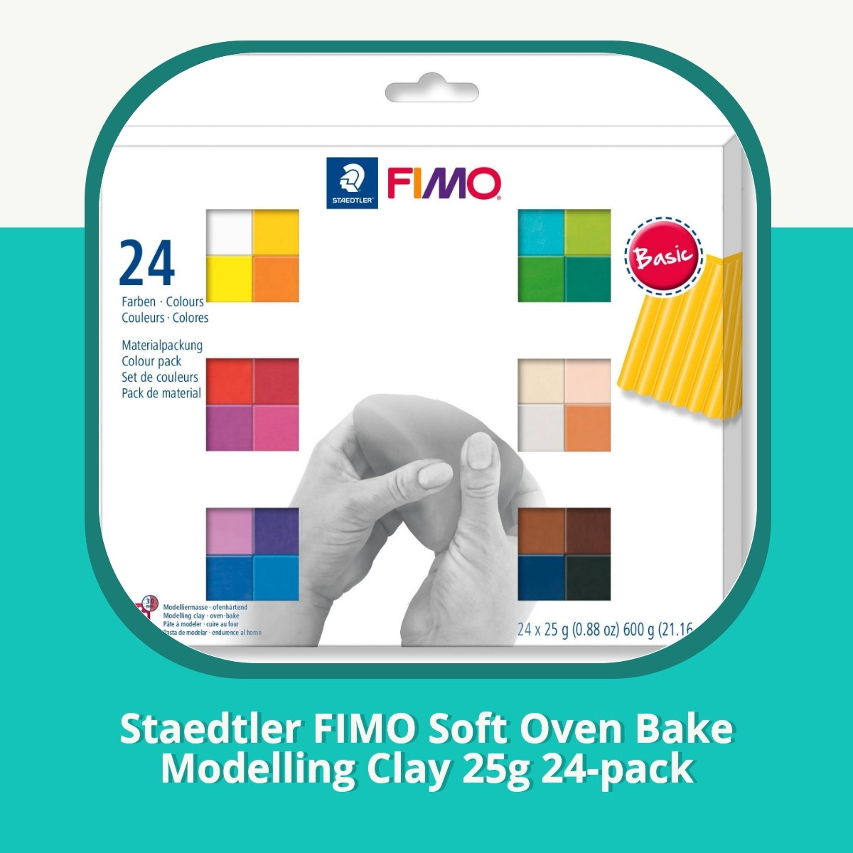 Recension af Staedtler FIMO Soft Oven Bake Modelling Clay 25g 24-pack