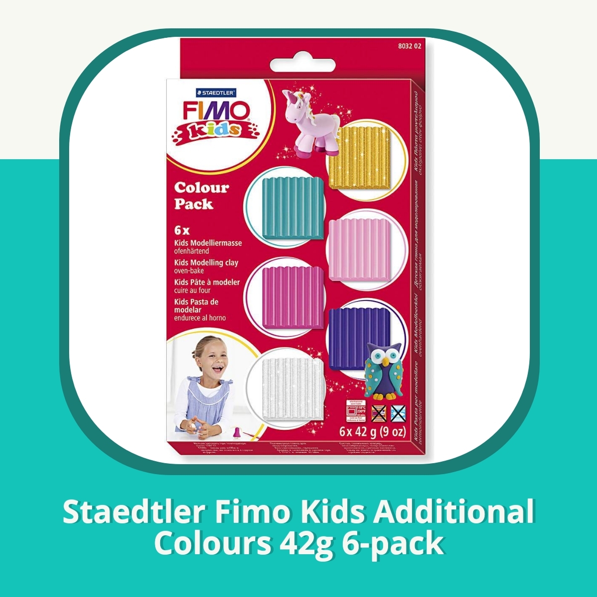 Anmeldelse af Staedtler Fimo Kids Additional Colours 42g 6-pack
