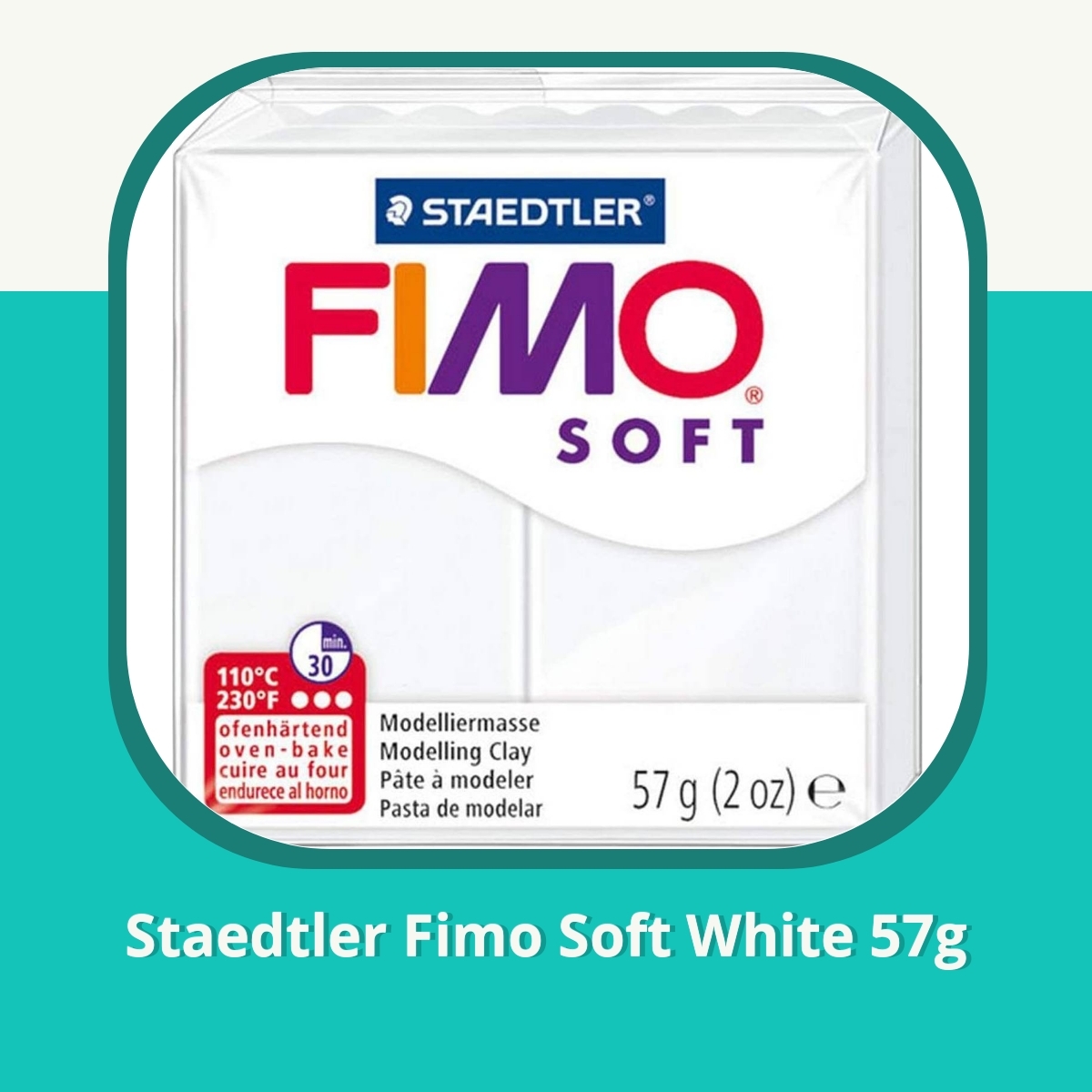 Recension af Staedtler Fimo Soft White 57g