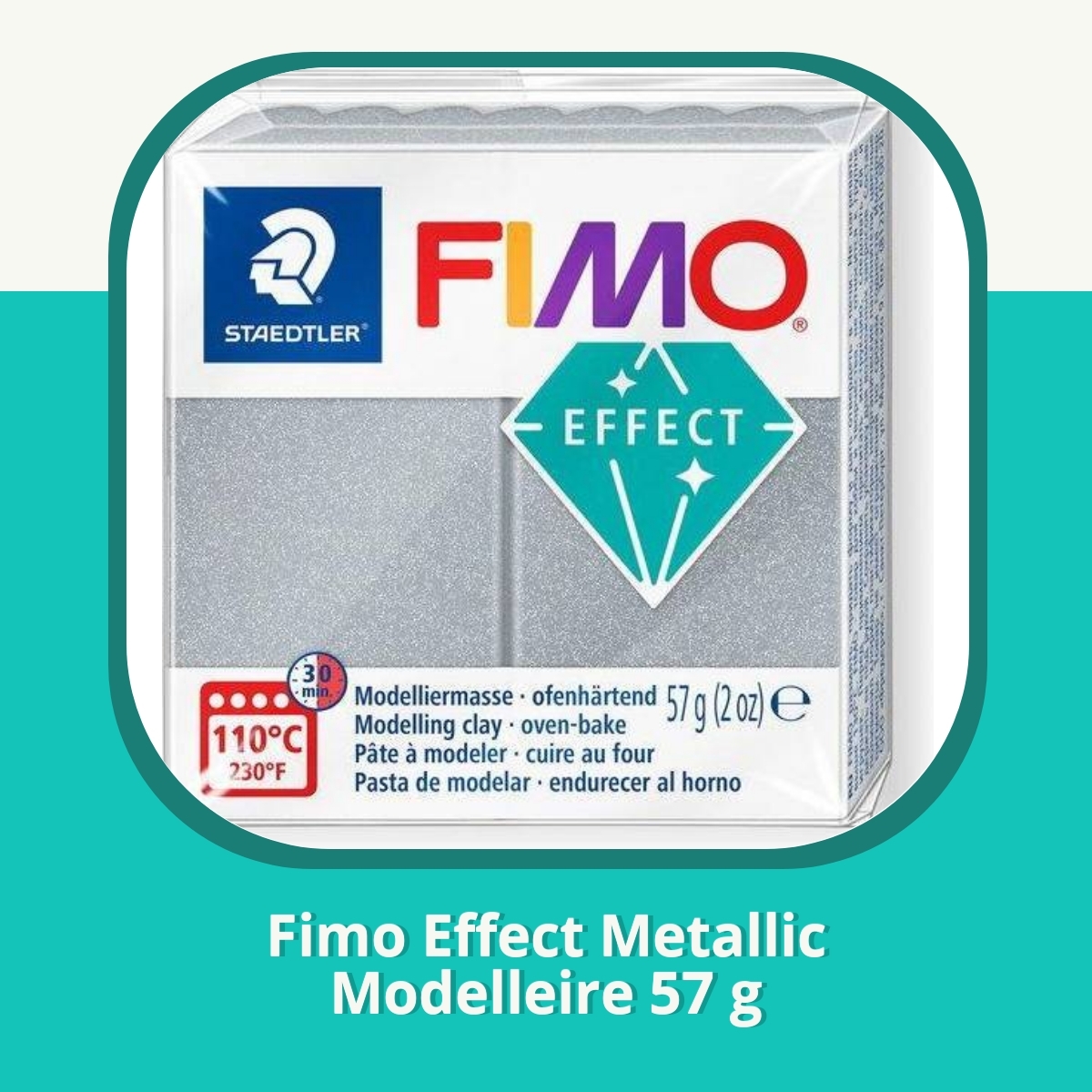 Anmeldelse af Fimo Effect Metallic Modelleire 57 g
