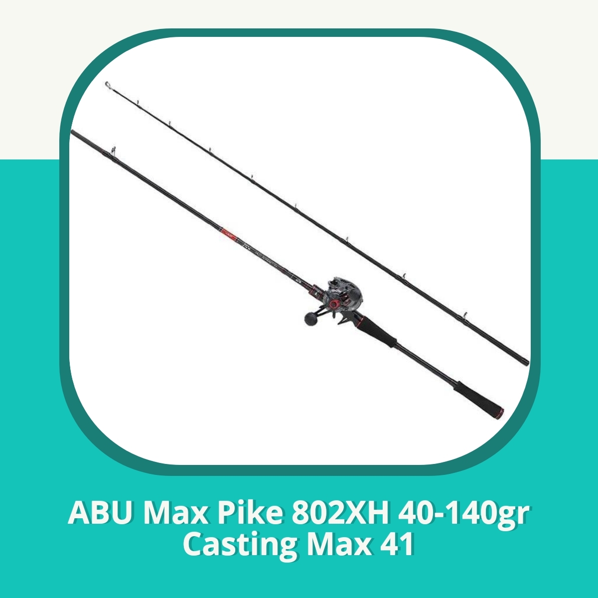 Recension ABU Max Pike 802XH 40-140gr Casting Max 41