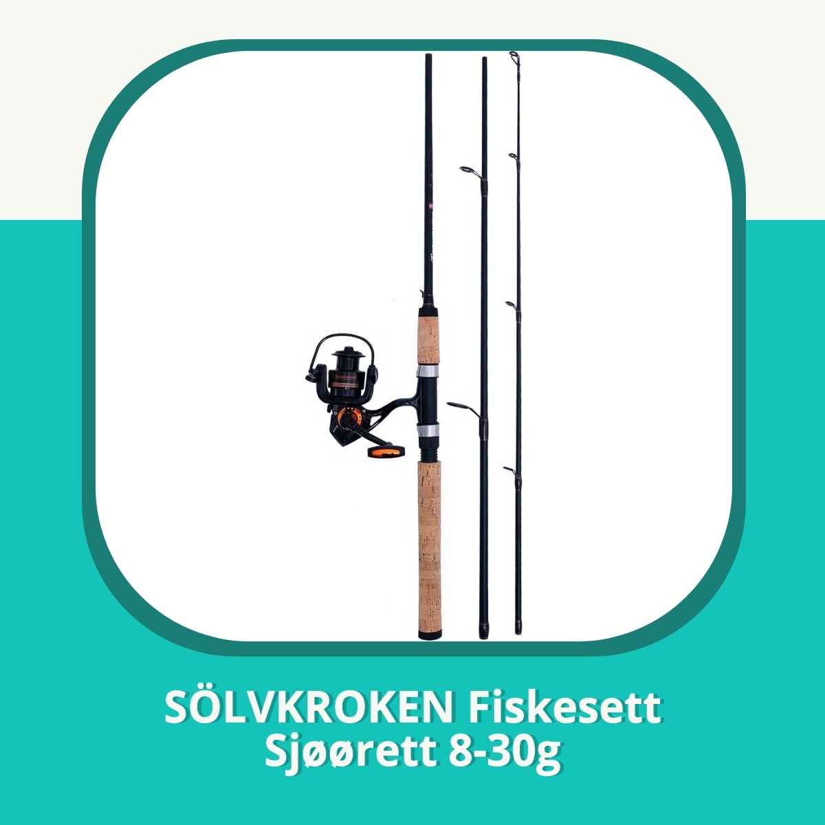 Anmeldelse SÖLVKROKEN Fiskesett Sjøørett 8-30g